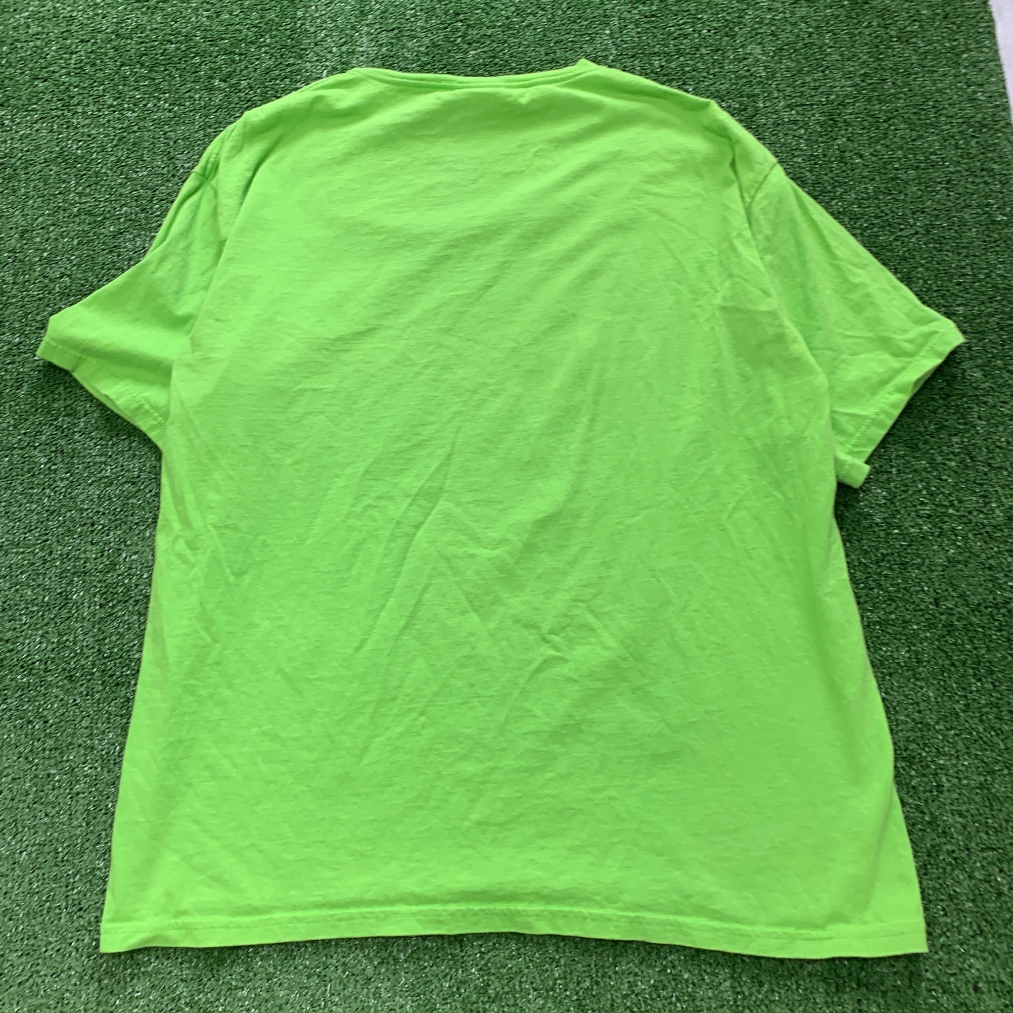 Vintage T Shirt Mens XL Green Graphic Print 90s Disney Cartoon (E)