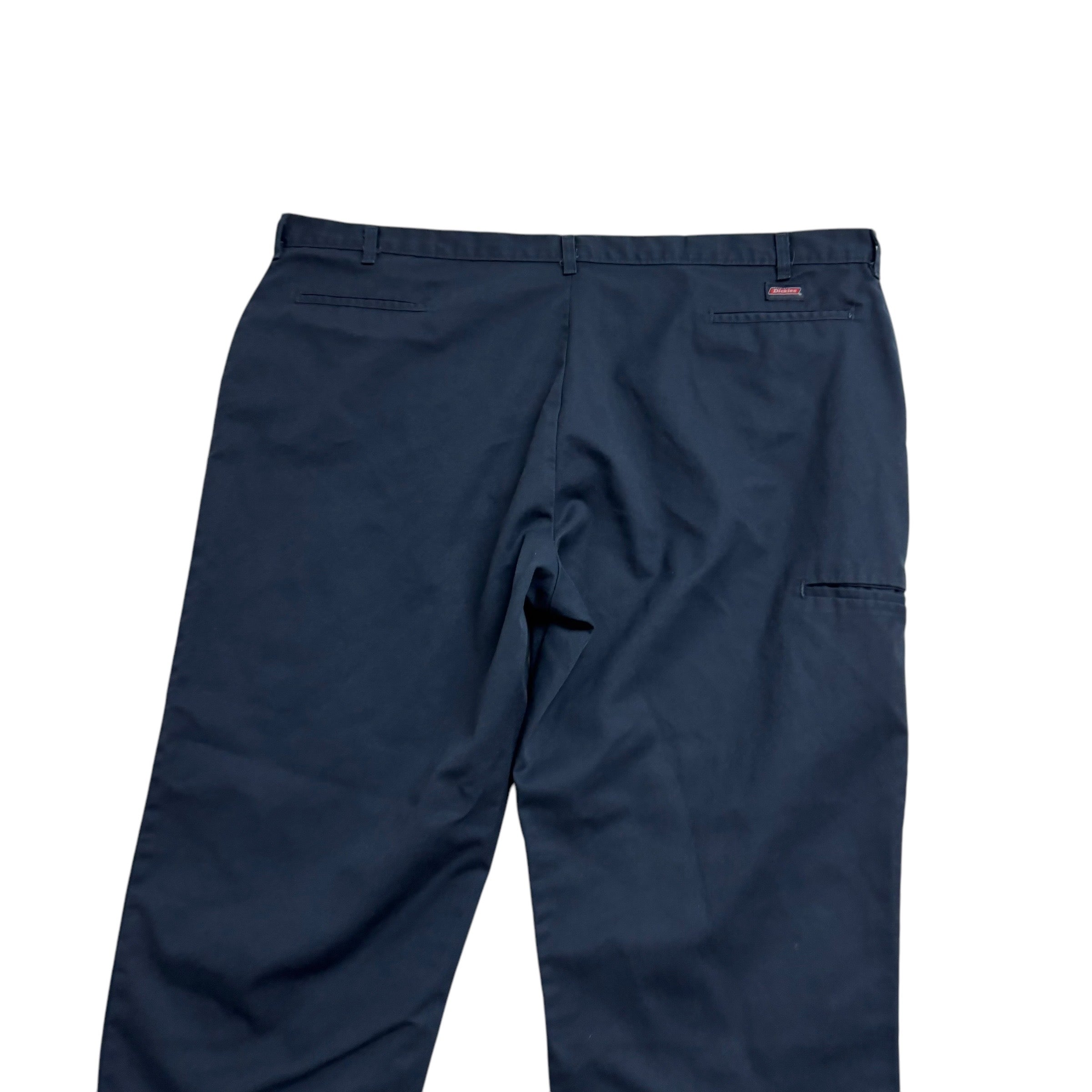Dickies Double Knee Trousers W50 L30 Mens Blue Pants Relaxed Straight Fit