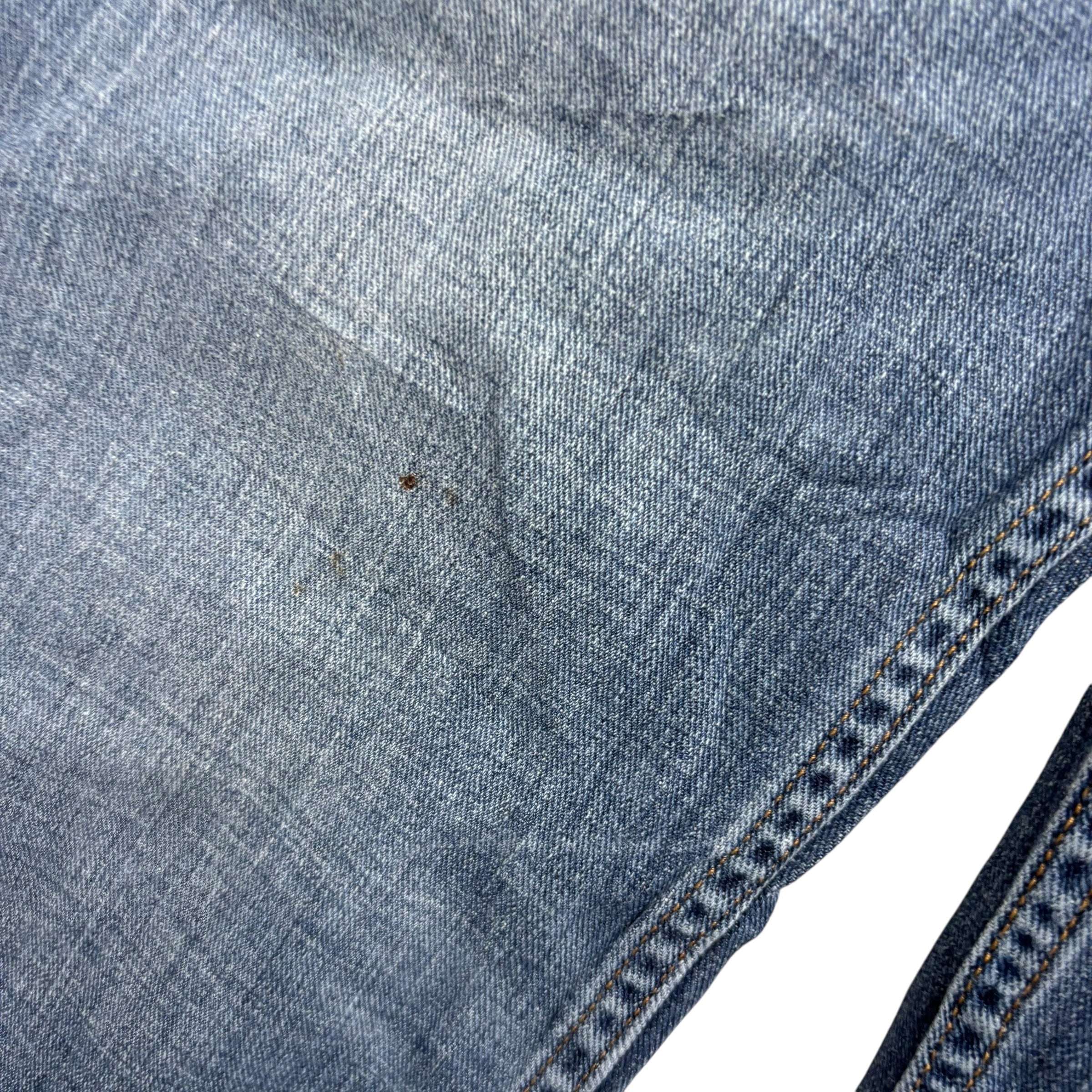 Levis 514 Jeans W34 L30 Mens Mid Blue Regular Straight Fit Stretch Denim (F)