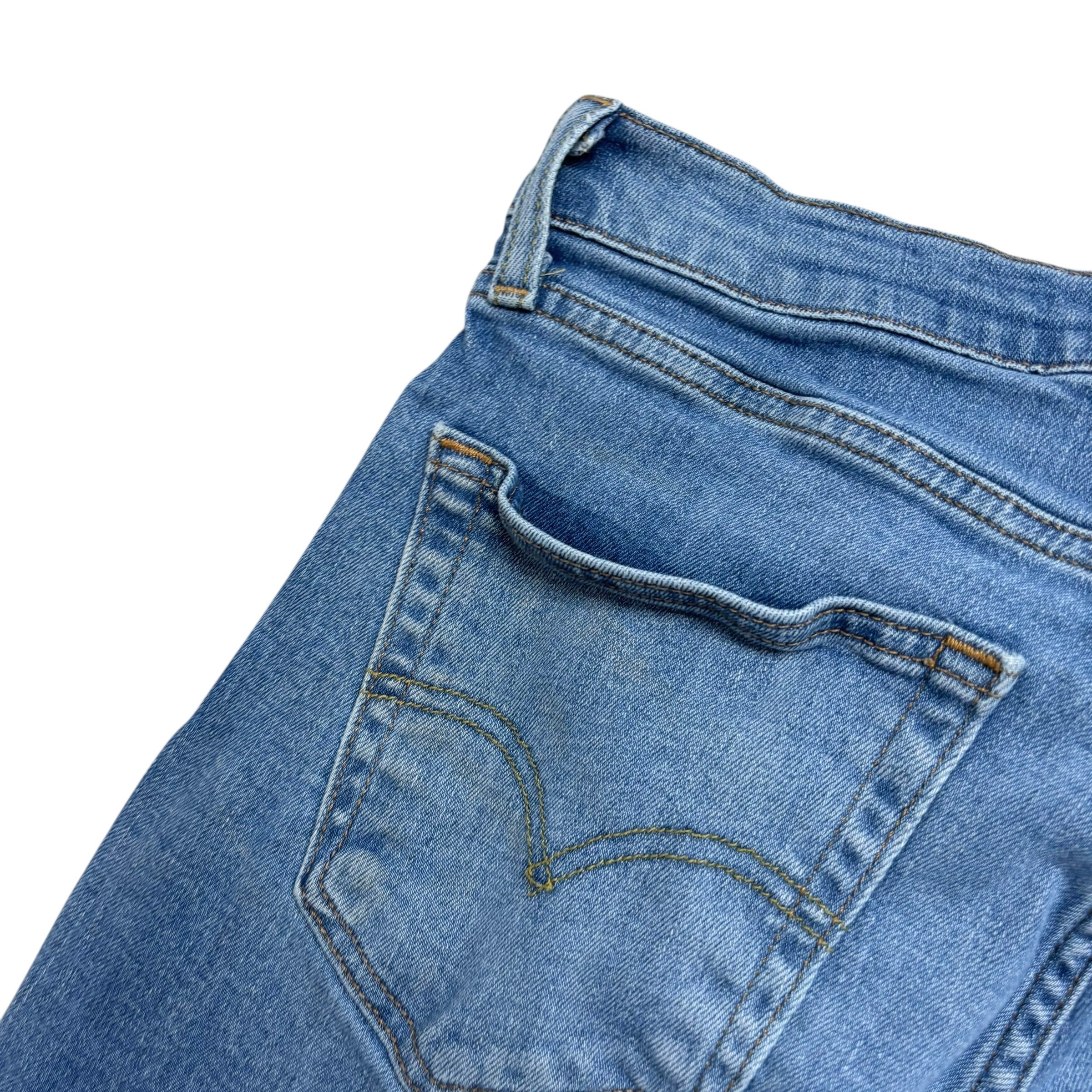 Levis 511 Jeans W30 L30 Mens Mid Blue Slim Fit Stretch Denim