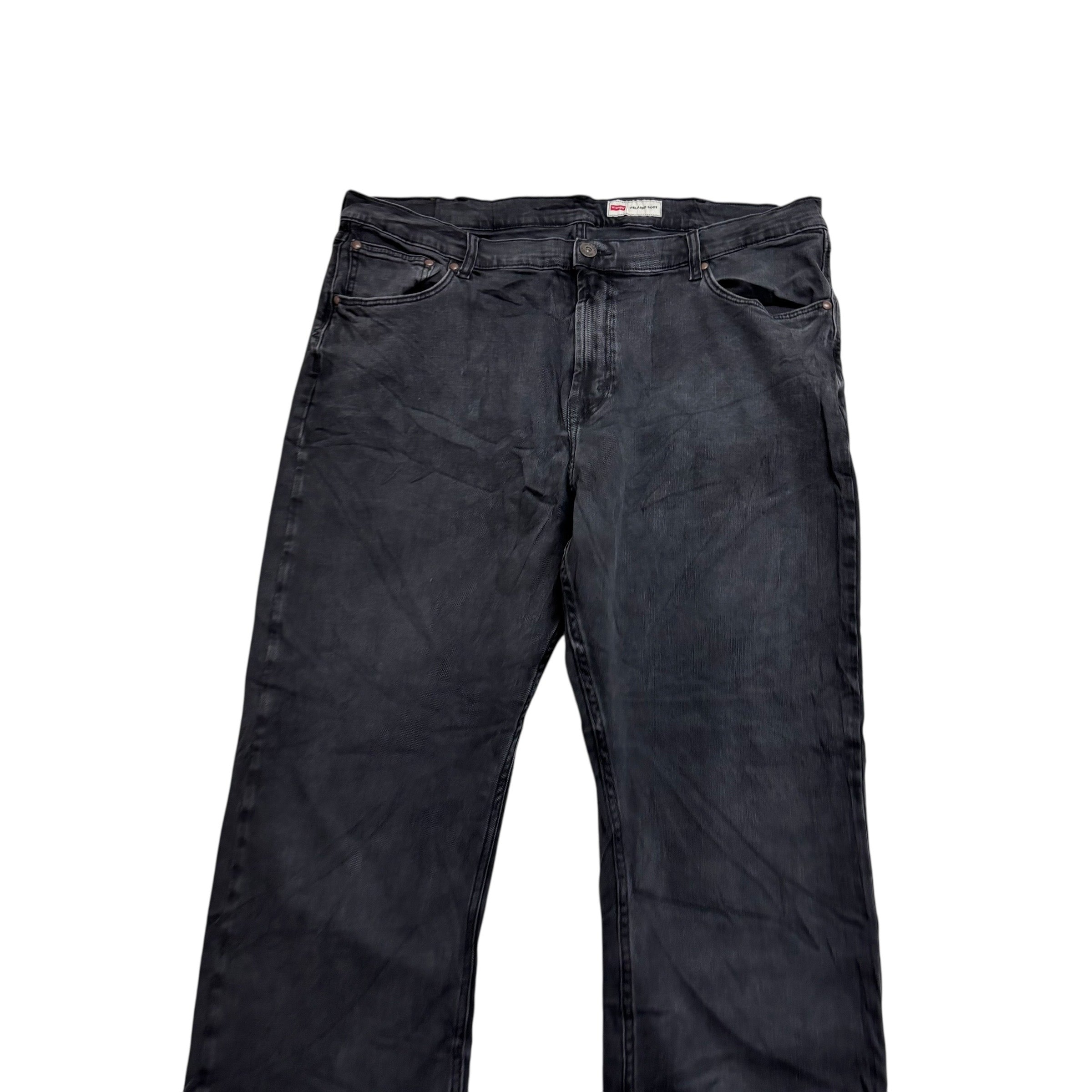 Wrangler Jeans W40 L30 Mens Black Regular Bootcut Fit Stretch Denim