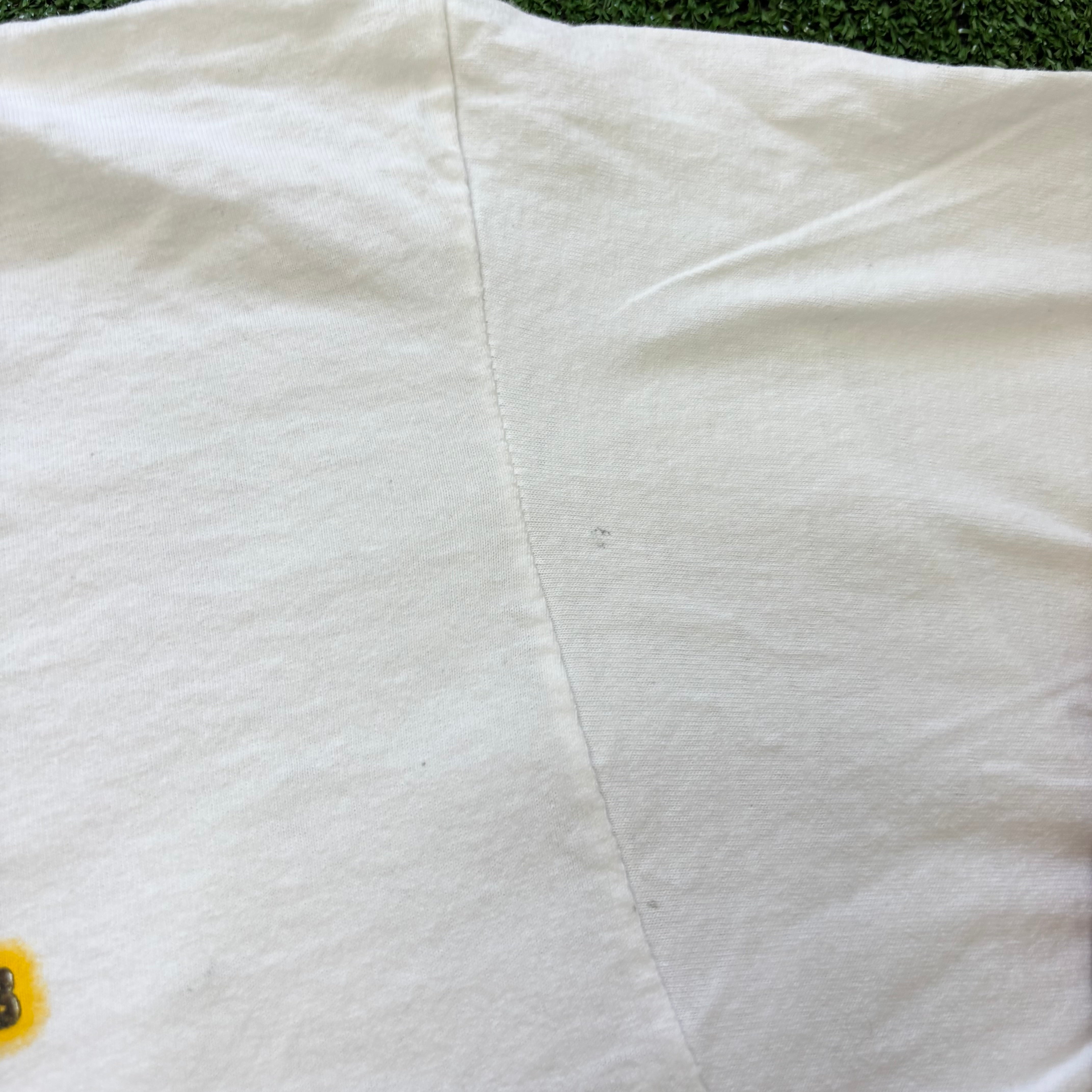 Vintage T Shirt Mens XL White Single Stitch Graphic Print 90s USA