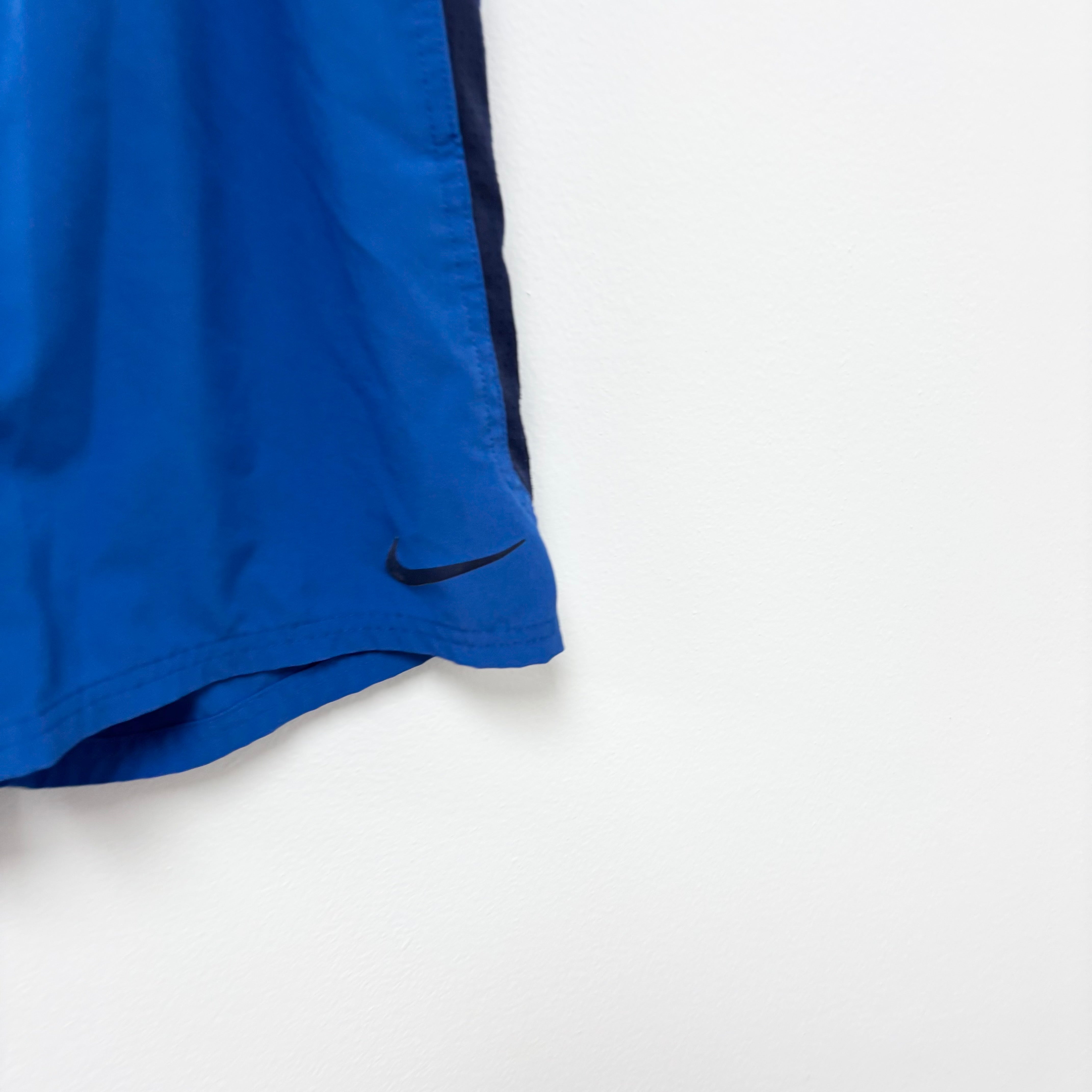 Nike Swim Shorts Mens Small Blue Board Swimming Beach Pockets (E)