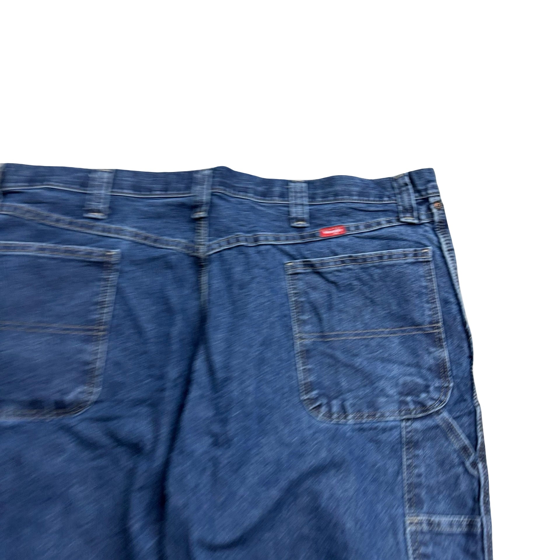 Wrangler Carpenter Jeans W40 L29 Mens Mid Blue Baggy Relaxed Fit Denim (E)