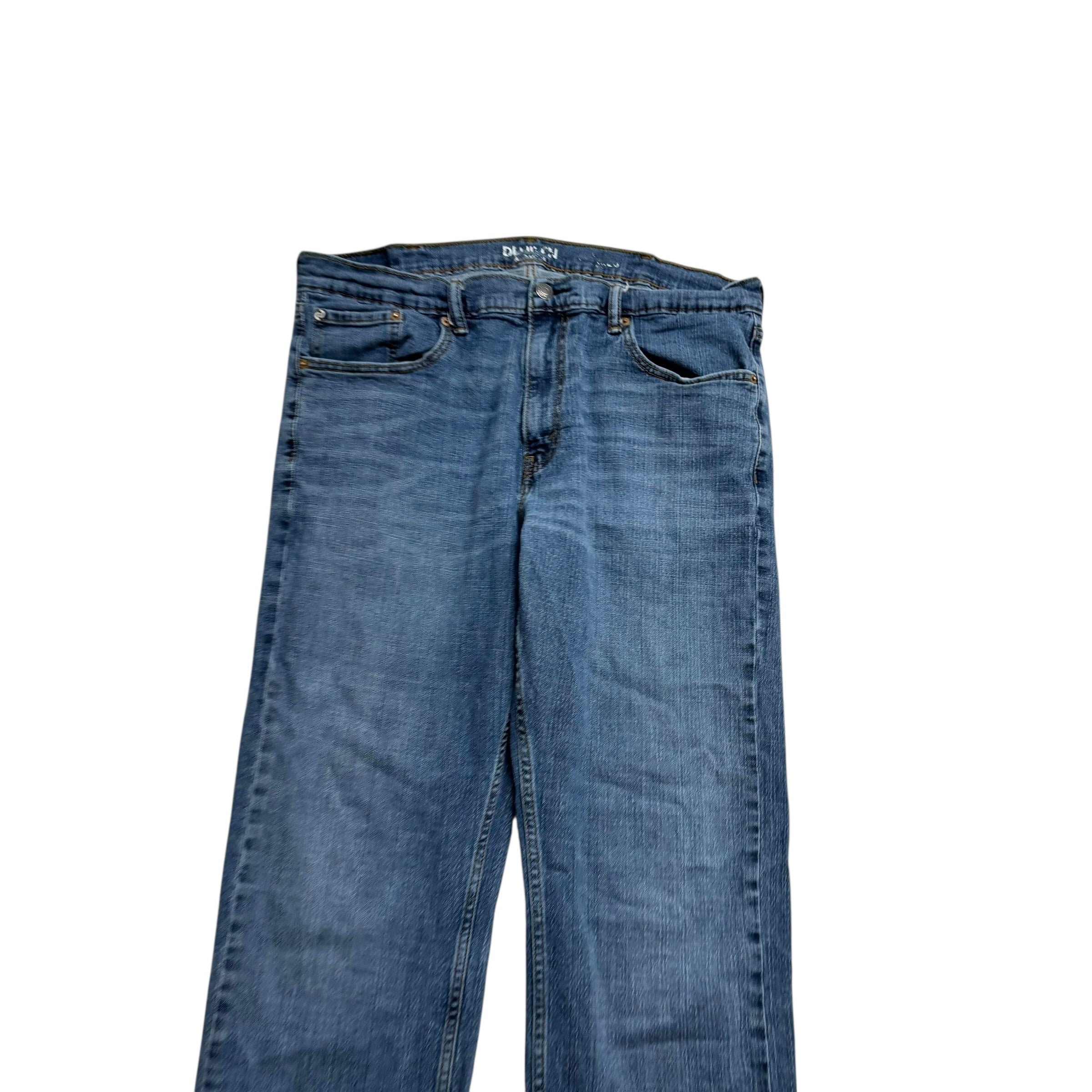 Levis Denizen Jeans W38 L32 Mens Mid Blue Relaxed Baggy Fit Stretch (F)