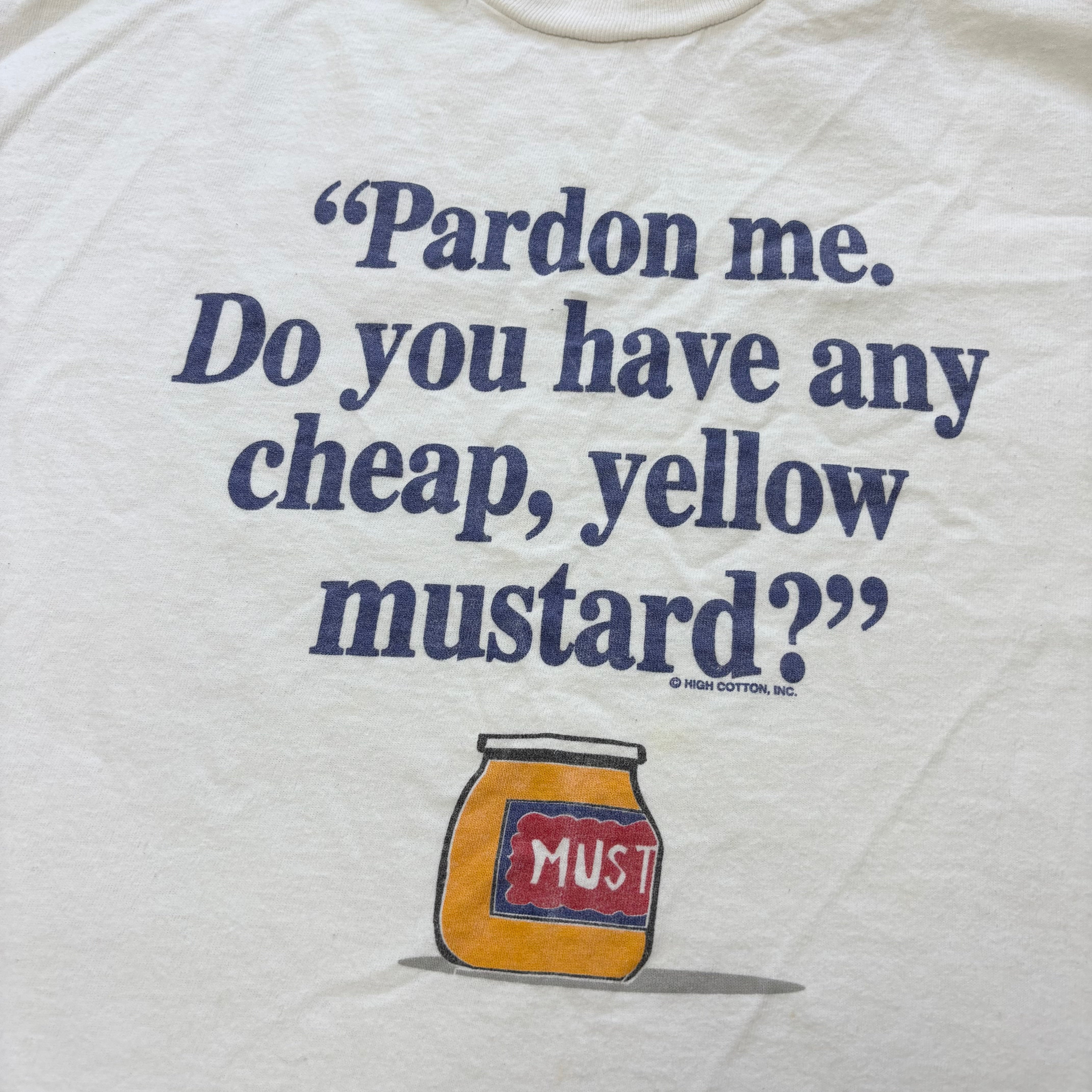 Vintage T Shirt Mens Medium White Single Stitch Graphic Print 90s