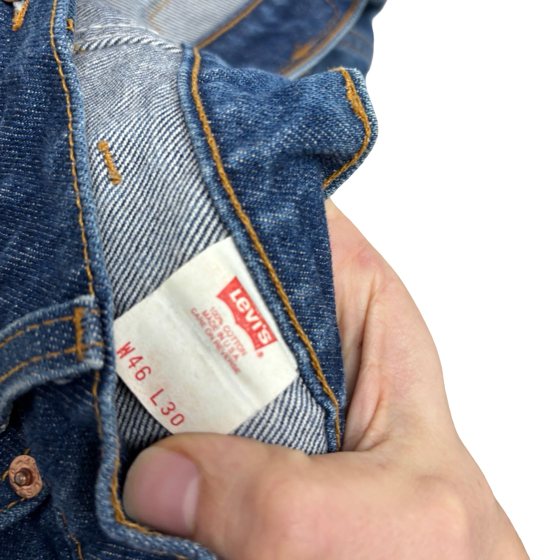 Levis 517 Jeans W42 L30 Mens Dark Blue Regular Bootcut Fit Vintage USA Made