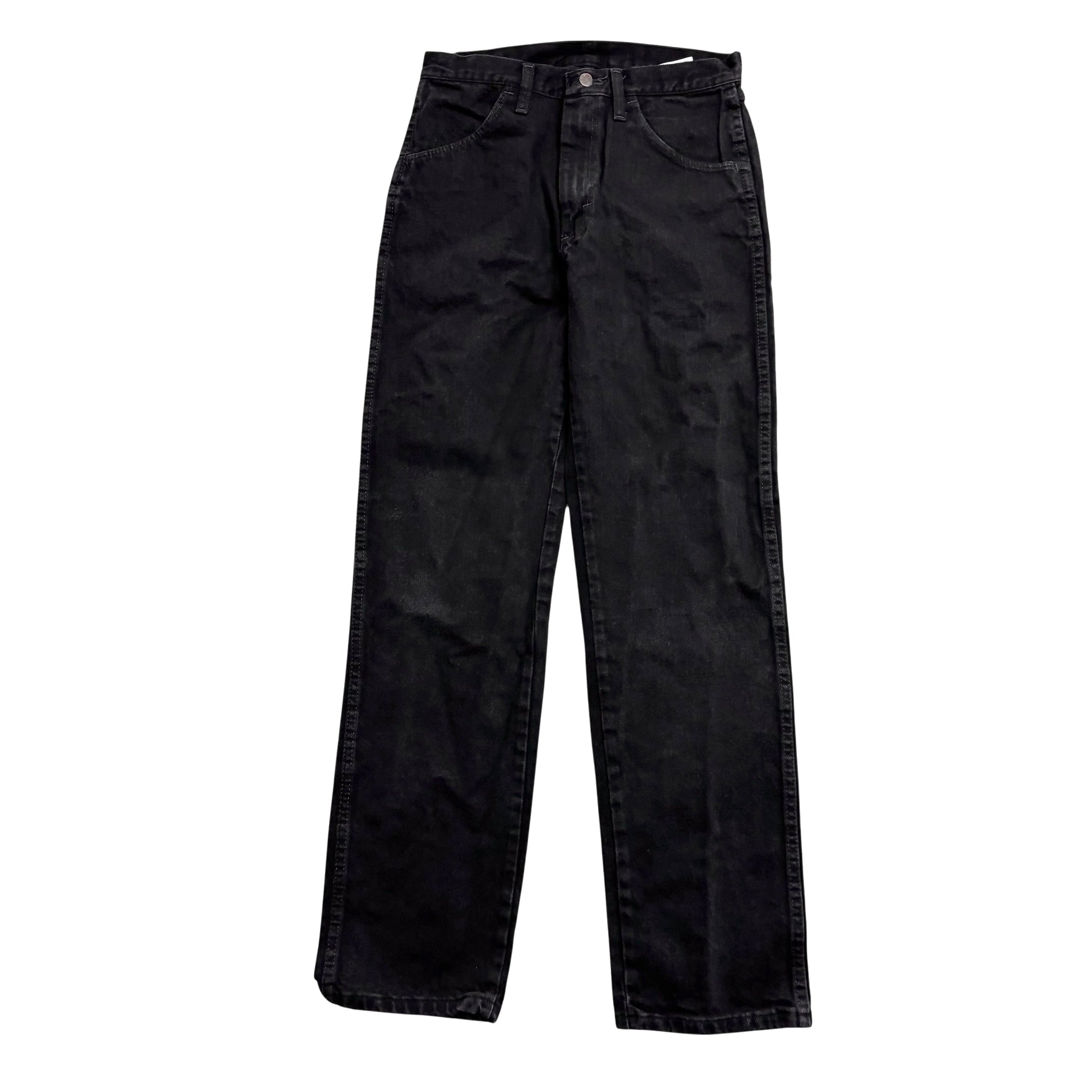 Rustler Jeans W29 L32 Mens Black Regular Straight Fit Vintage Denim (E)