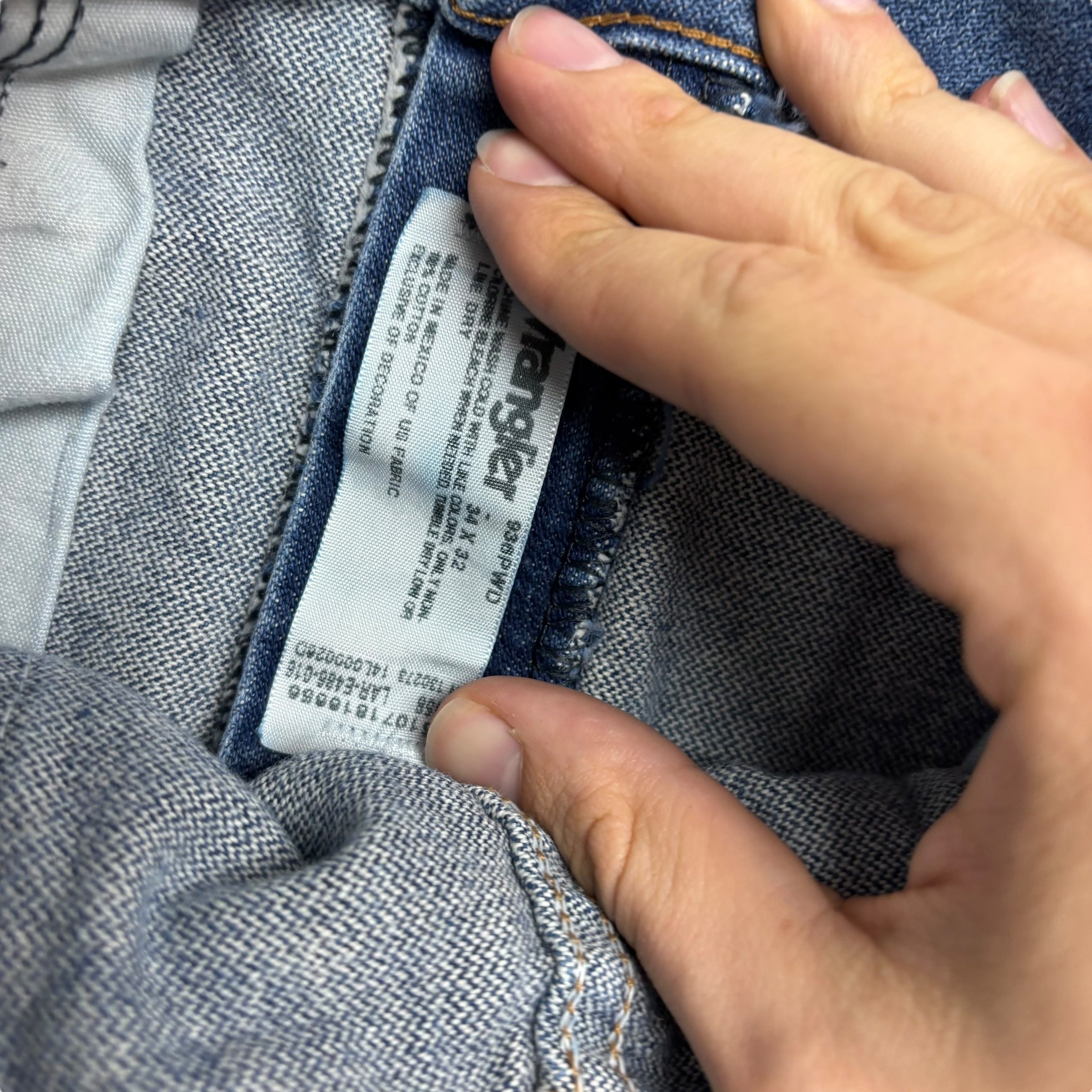 Wrangler Jeans Cowboy Cut W34 L32 Mens Mid Blue 936 Slim Fit Denim (E)