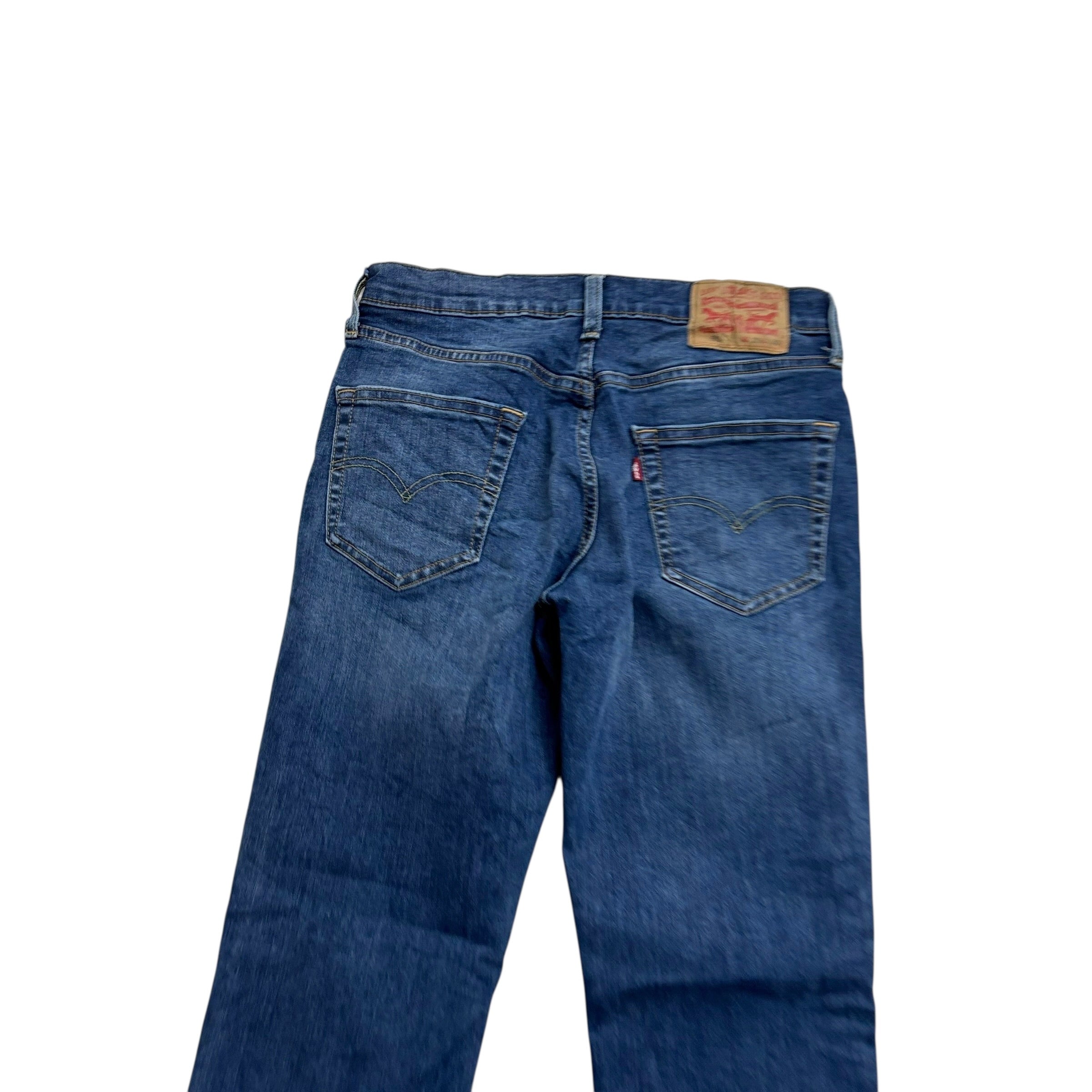 Levis 511 Jeans W28 L30 Mens Mid Blue Slim Fit Stretch Denim (E)