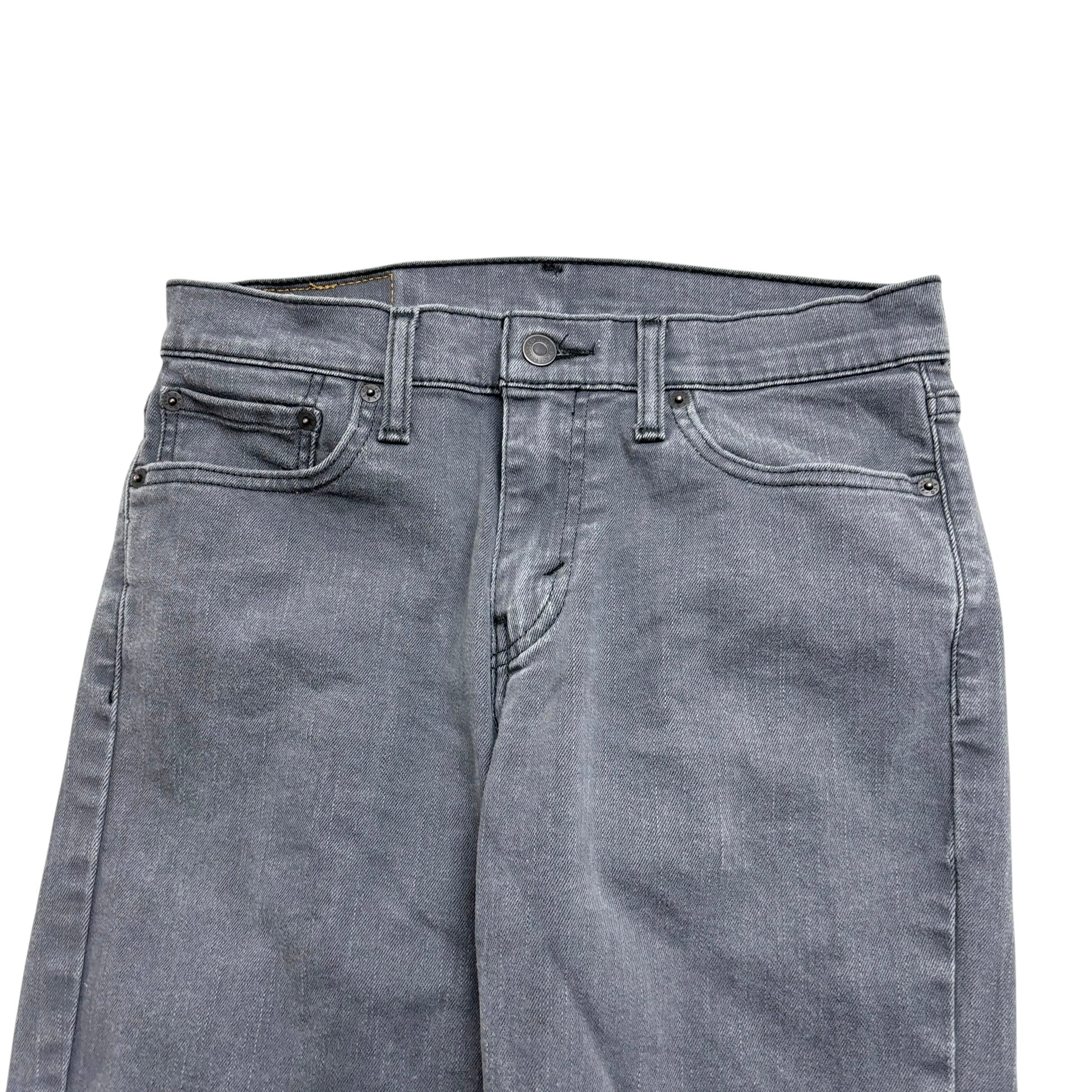 Levis 511 Jeans W30 L30 Mens Grey Slim Fit Stretch Denim (E)