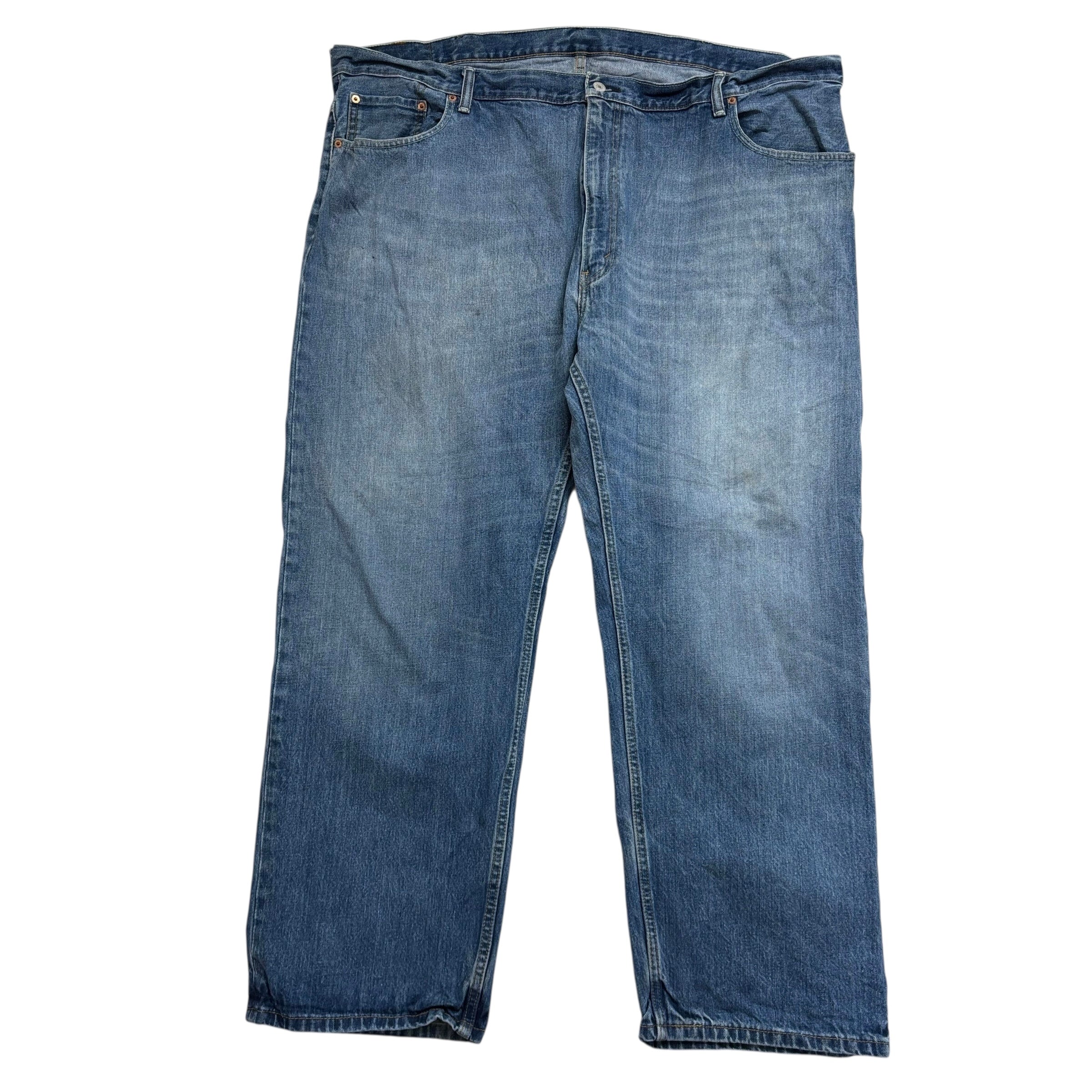 Levis 559 Jeans W48 L32 Mens Mid Blue Baggy Relaxed Straight Fit Denim