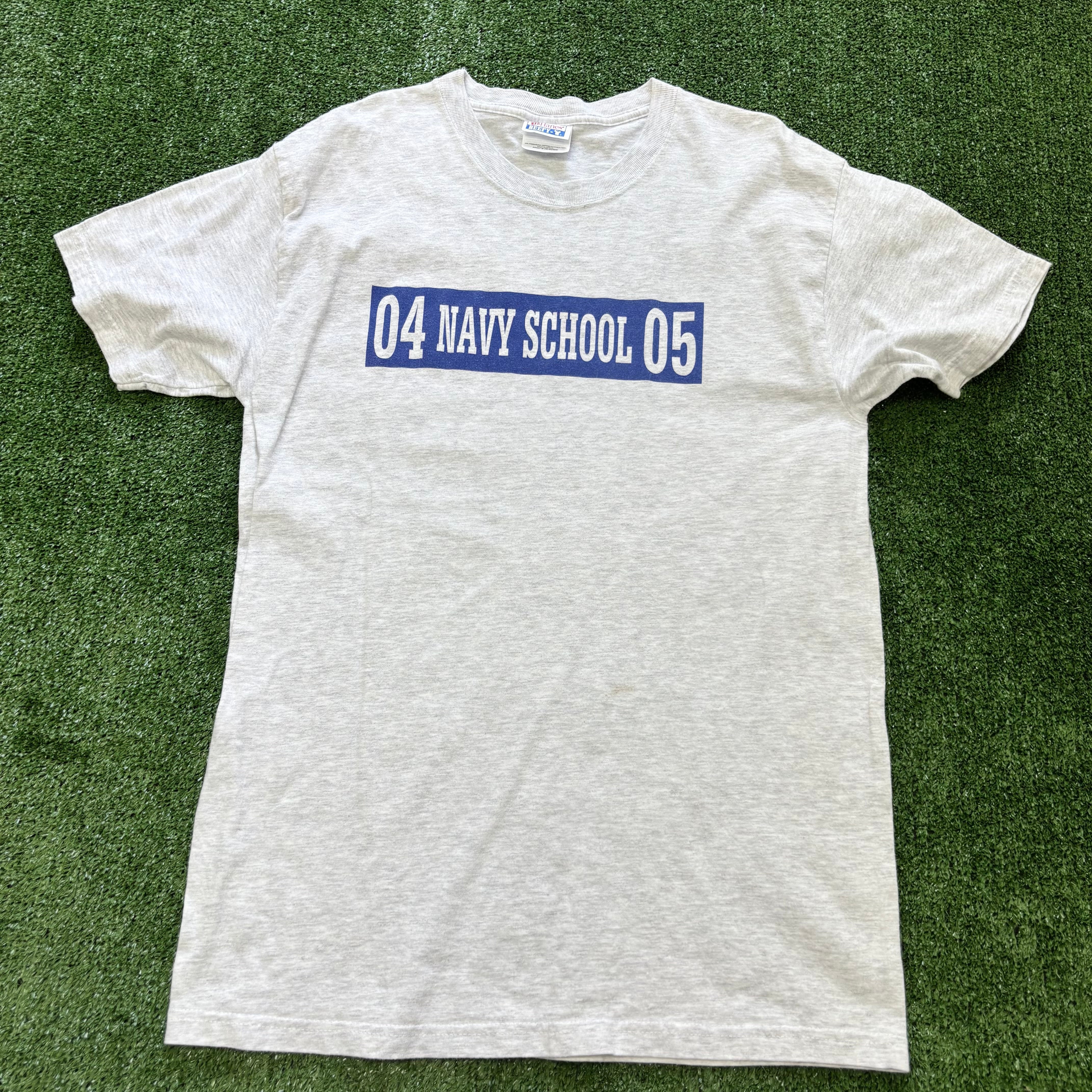 Vintage T Shirt Mens Medium Grey Graphic Print 00s USA (E)