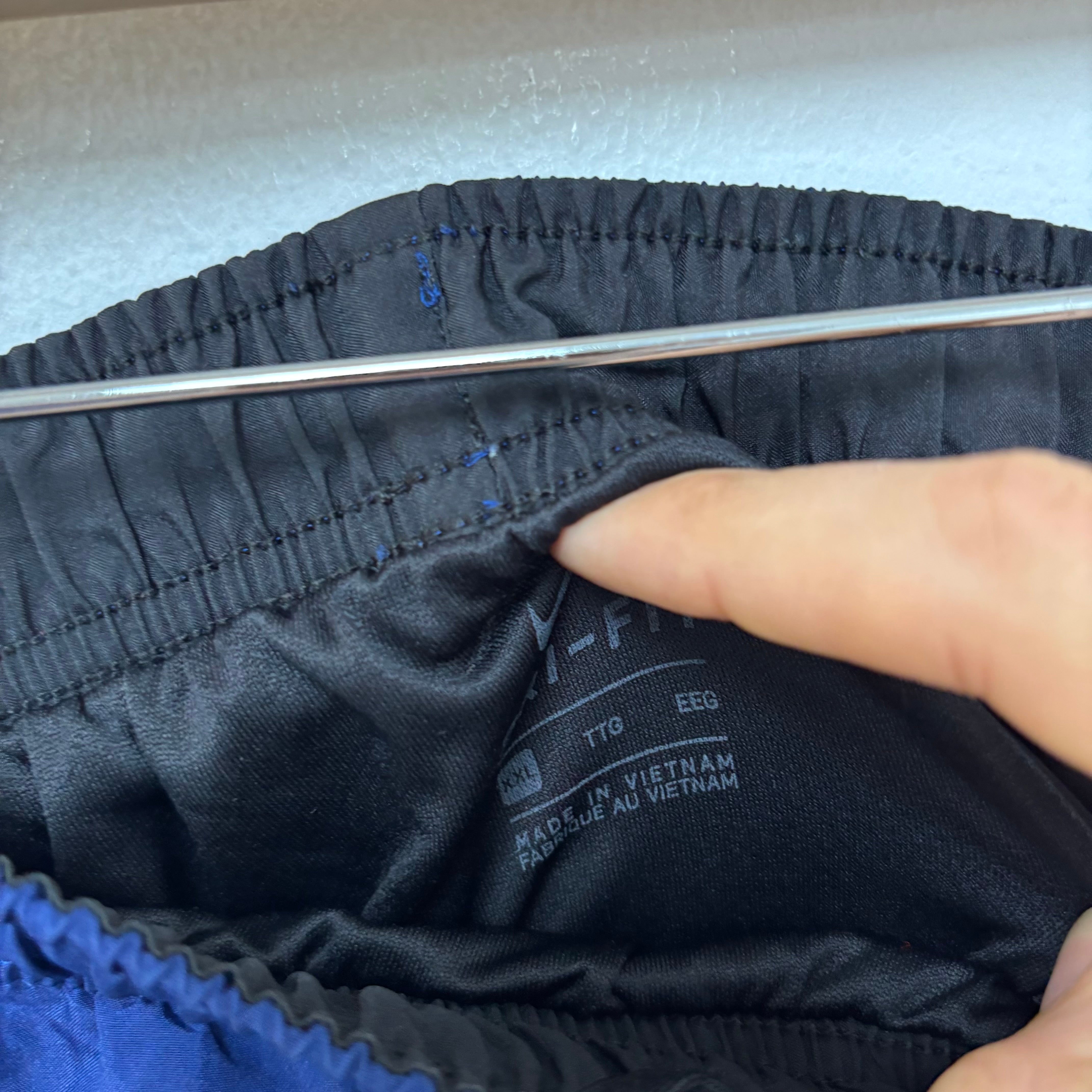 Nike Shorts Womens XXL Blue Dri Fit Running Sports Gym Athletic (E)