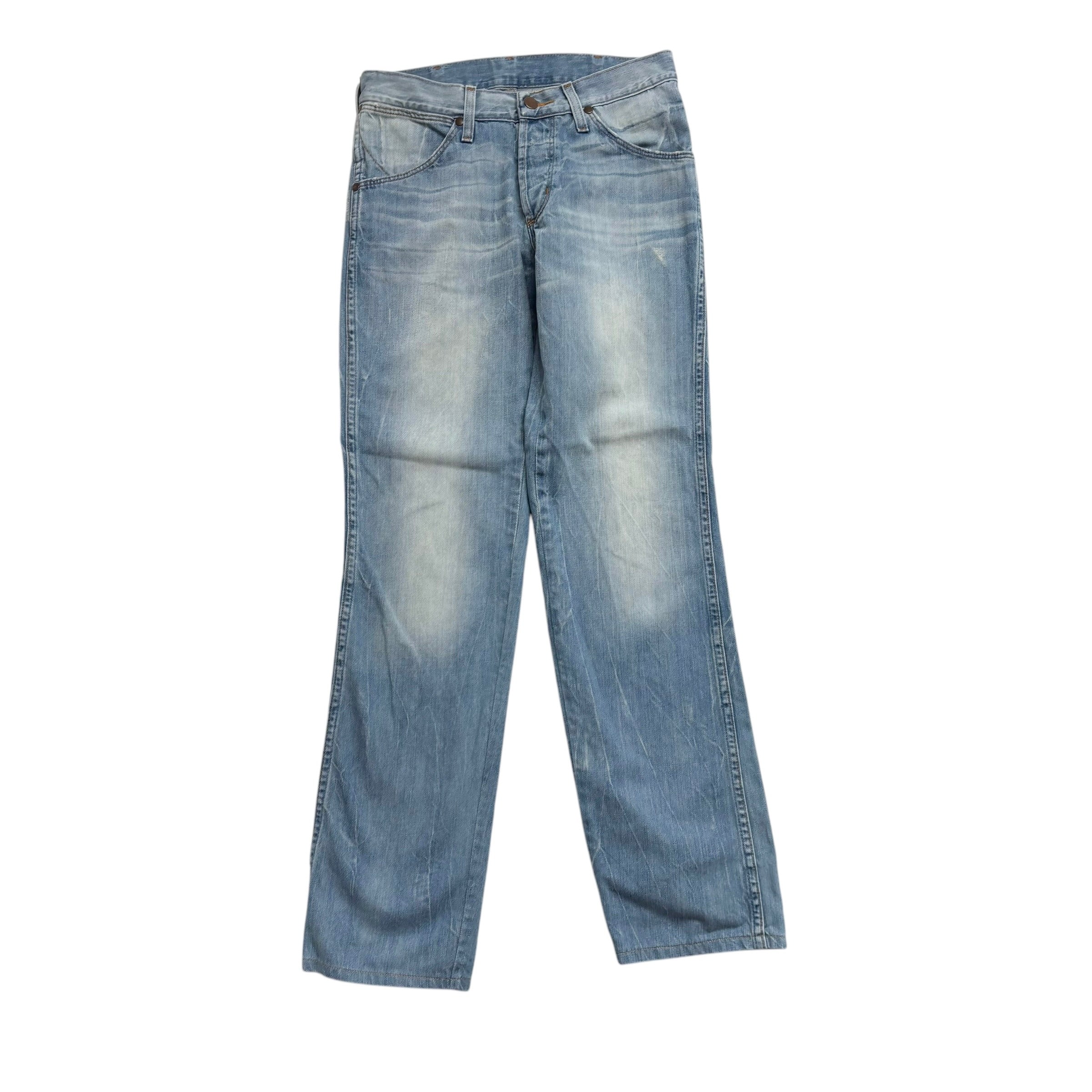 Wrangler Rockville Jeans W29 L33 Mens Light Blue Regular Straight Fit Denim (F)