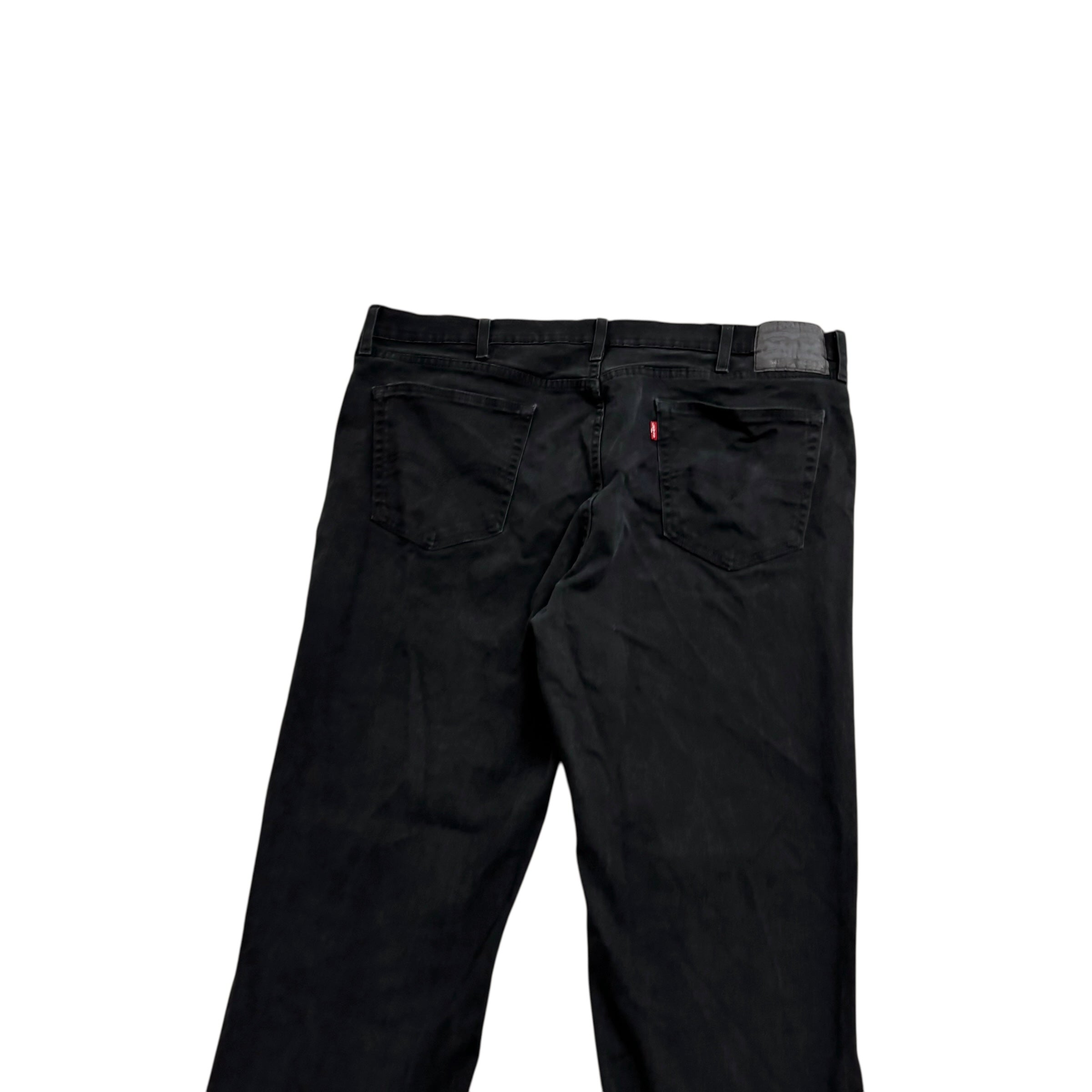 Levis 541 Jeans W40 L32 Mens Black Athletic Tapered Fit Stretch Denim