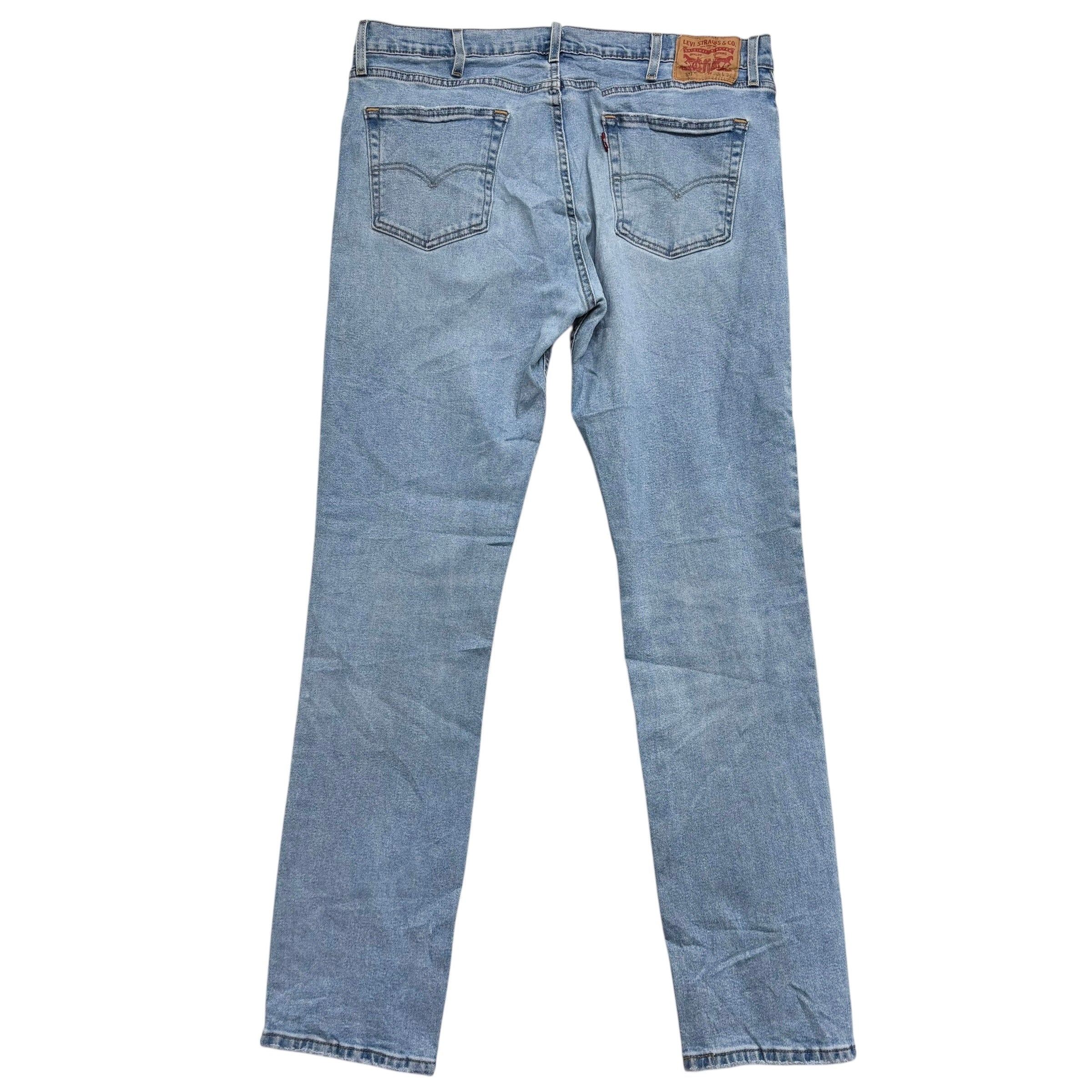 Levis 511 Jeans W38 L34 Mens Light Blue Slim Fit Stretch Denim (E)