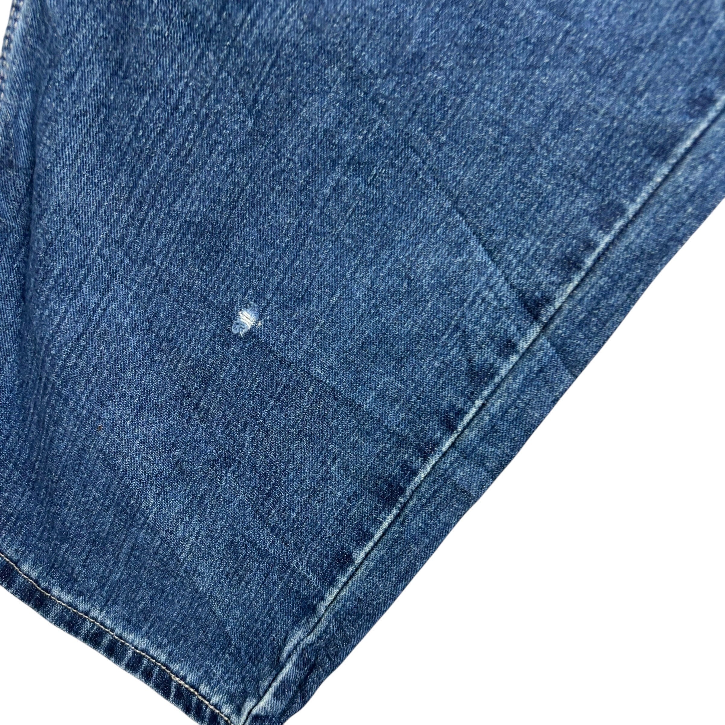 Dickies Carpenter Jeans W42 L32 Mens Mid Blue Relaxed Straight Fit Pants