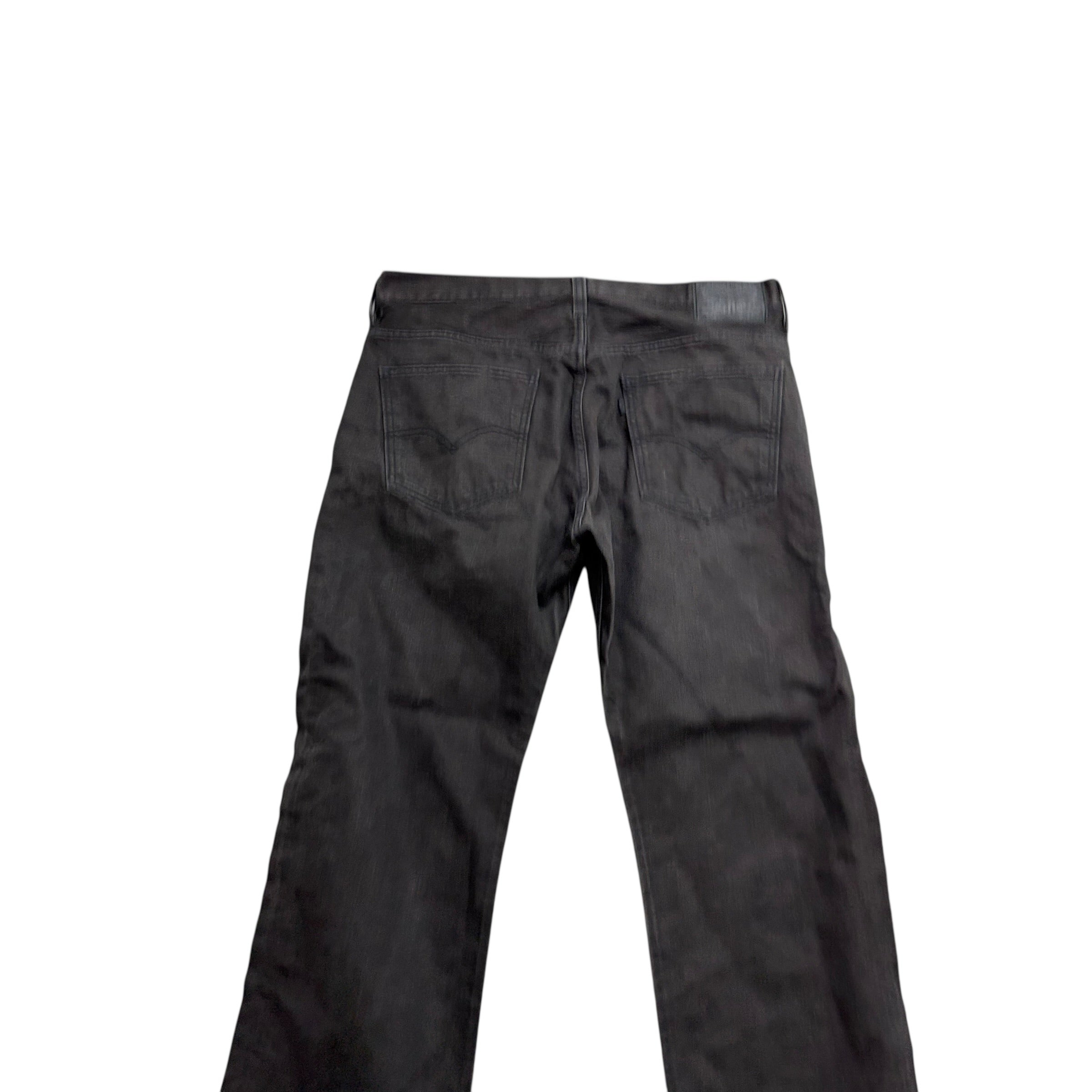 Levis 569 Jeans W34 L32 Mens Brown Baggy Relaxed Straight Fit Denim (E)