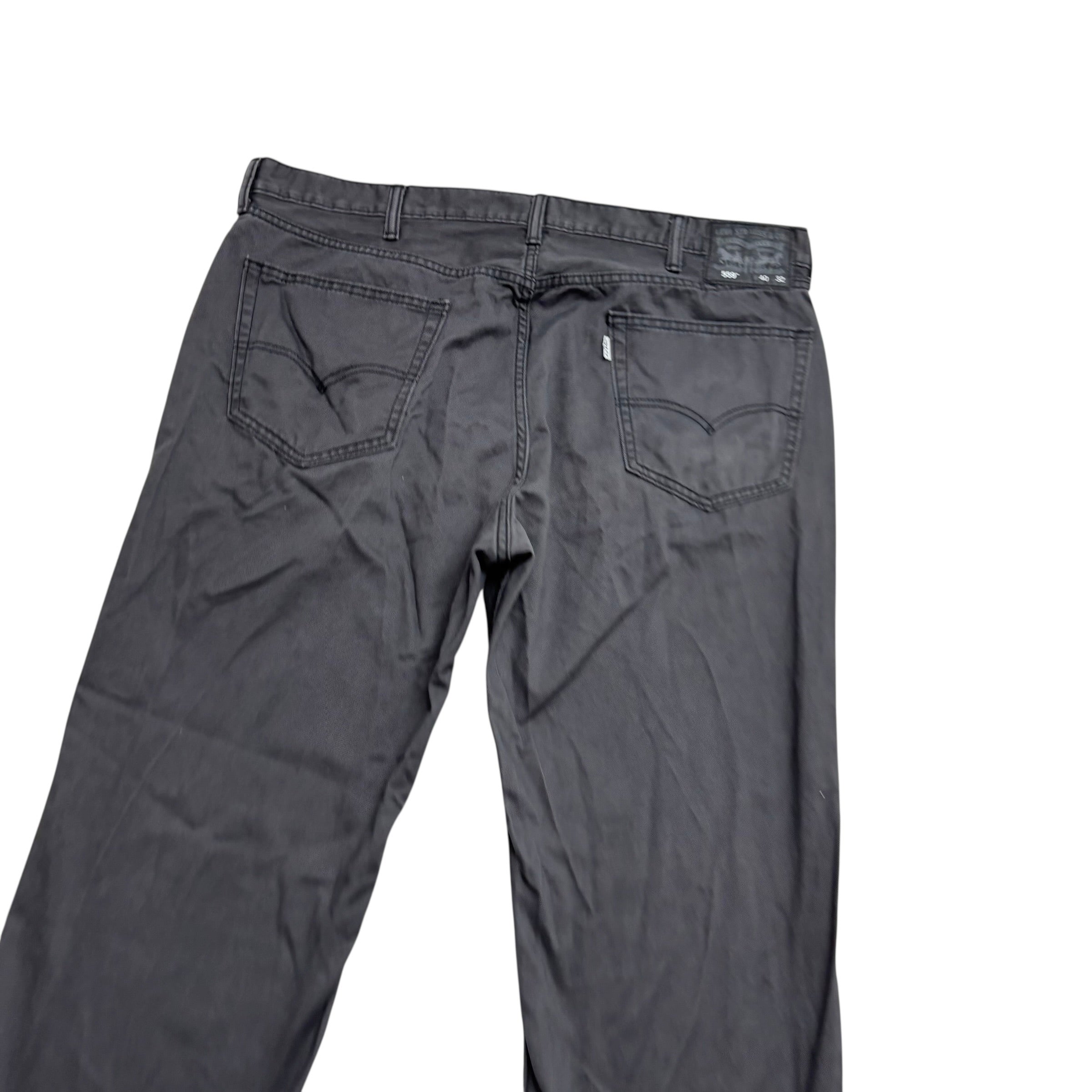 Levis 559 Trousers W40 L32 Mens Grey Baggy Relaxed Straight Fit Pants (E)