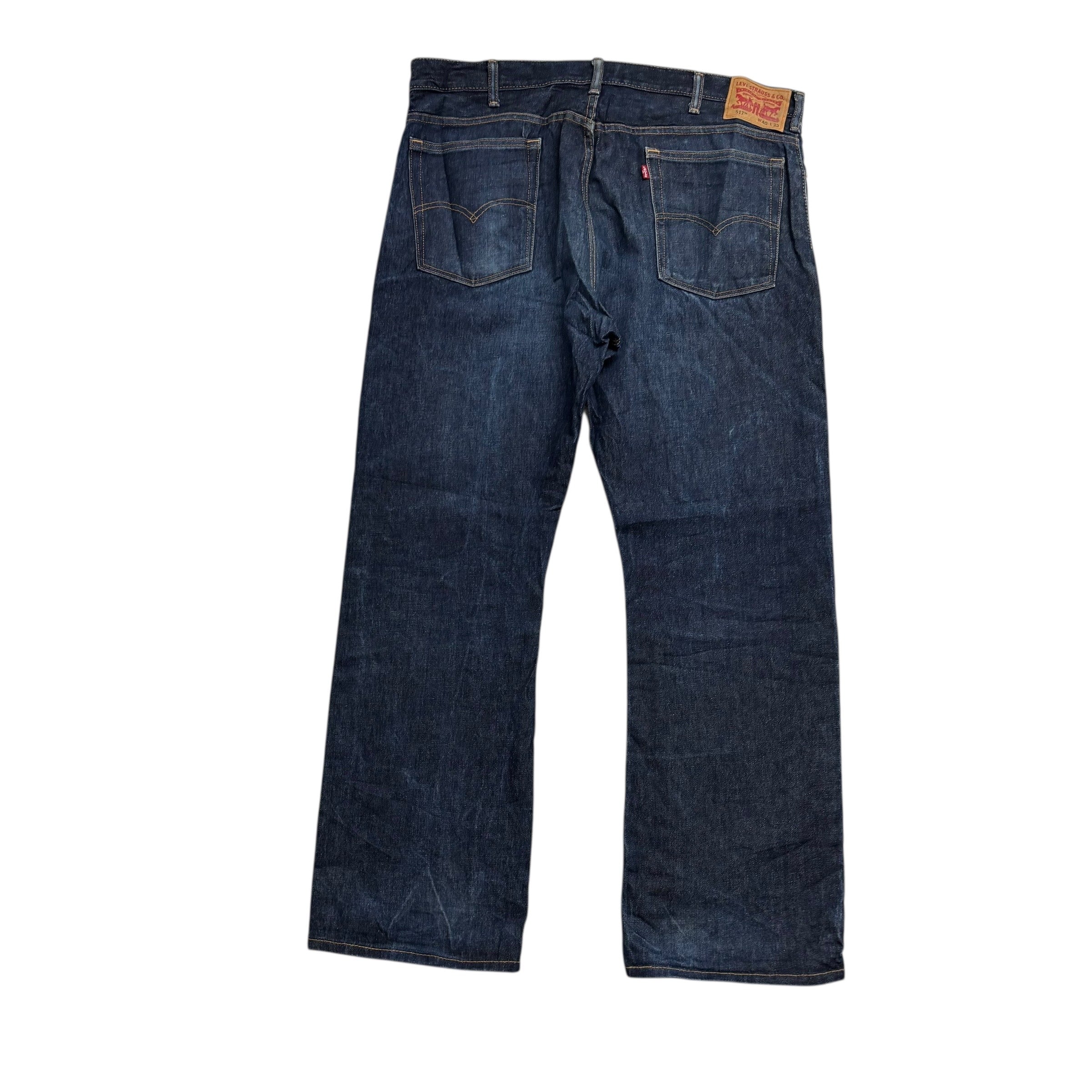 Levis 517 Jeans W40 L32 Mens Dark Blue Regular Bootcut Fit Denim