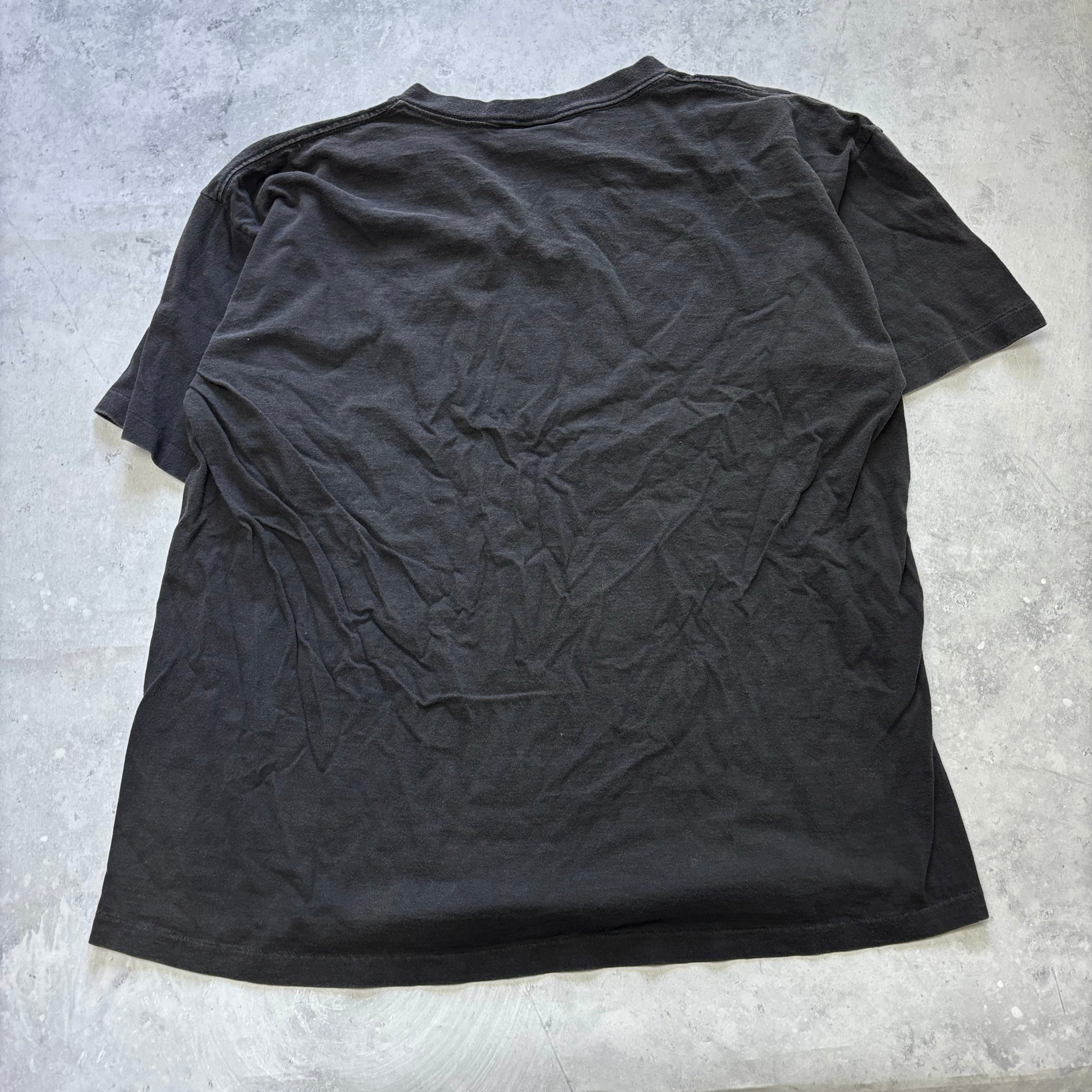 Vintage T Shirt Mens XL Black Single Stitch Graphic Print 90s USA (F)