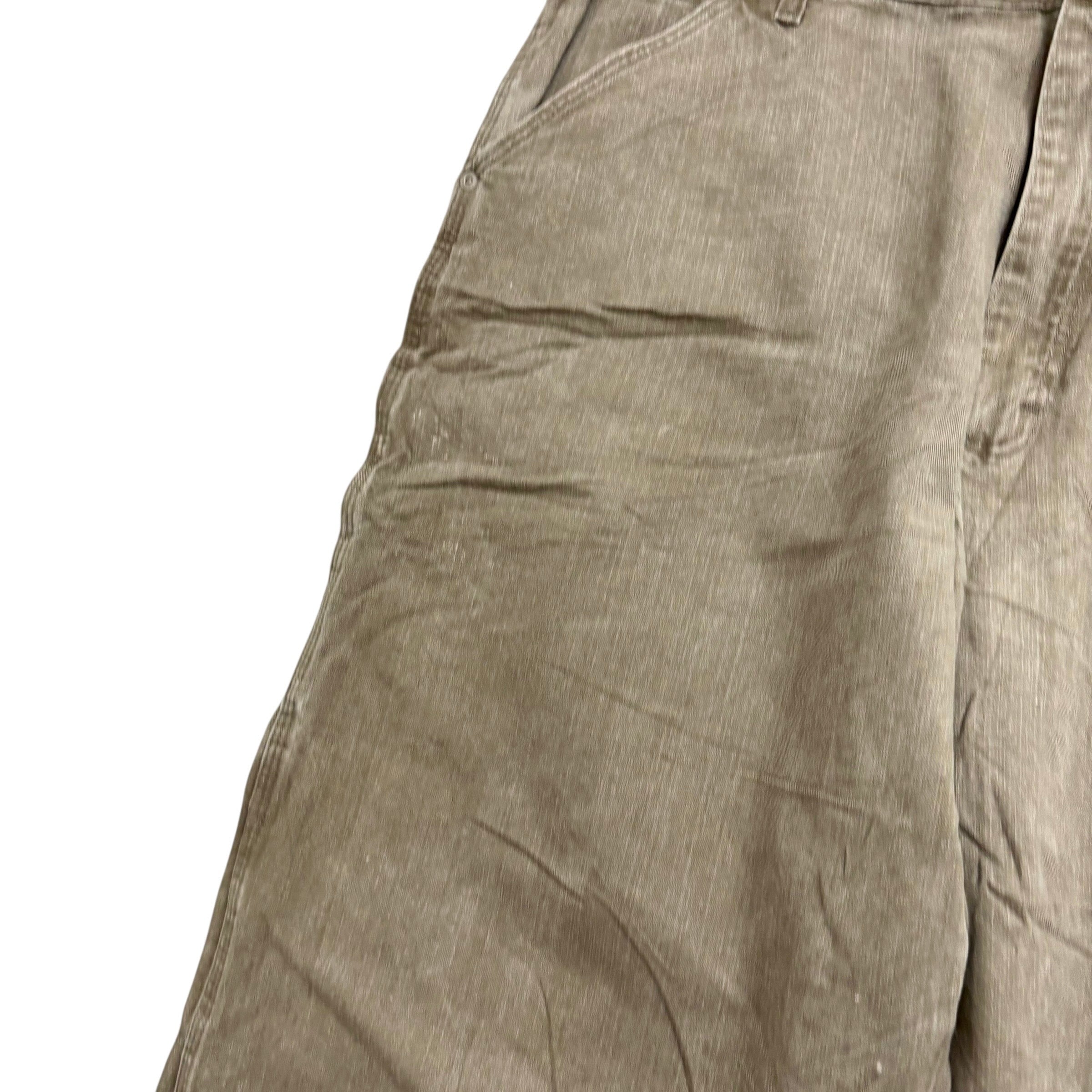 Wrangler Carpenter Jeans W40 L32 Mens Olive Relaxed Straight Fit Vintage