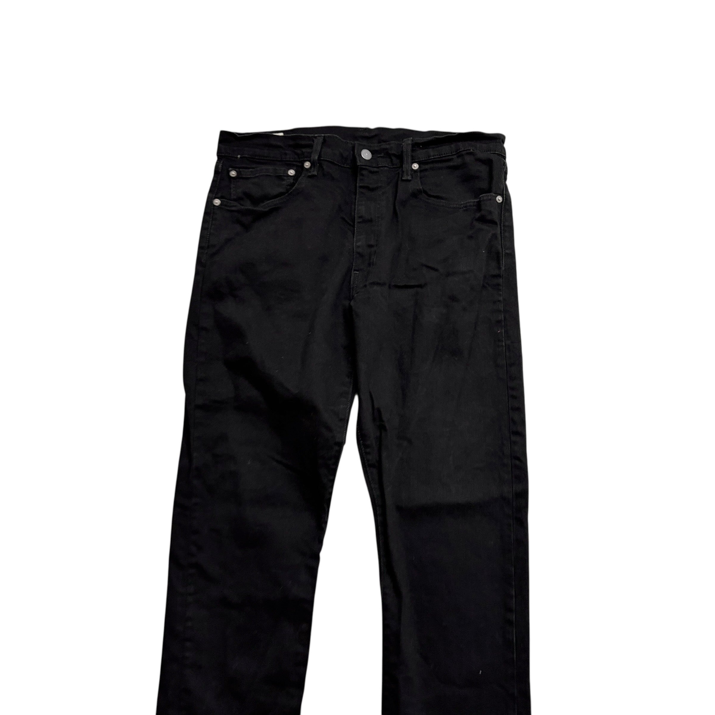 Levis 512 Jeans W34 L33 Mens Black Slim Tapered Fit Stretch Premium Denim (E)