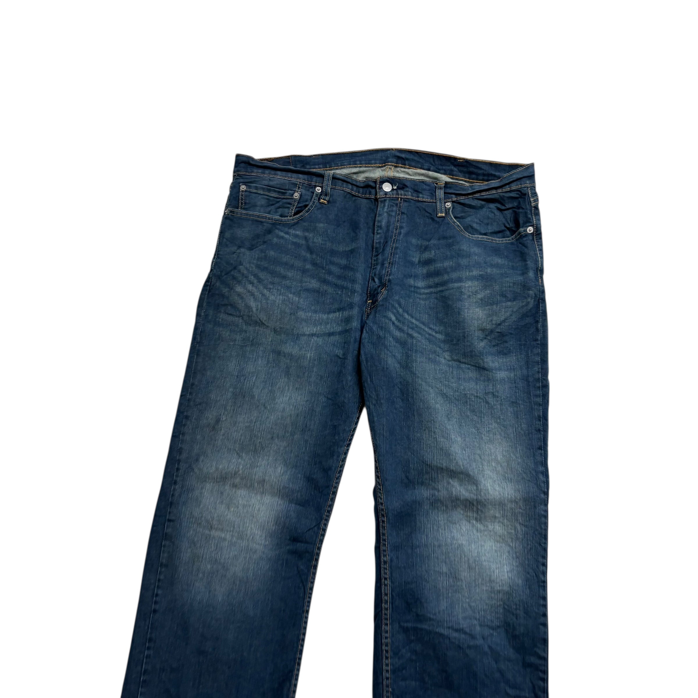 Levis 559 Jeans W40 L32 Mens Dark Blue Relaxed Straight Fit Stretch Denim (E)