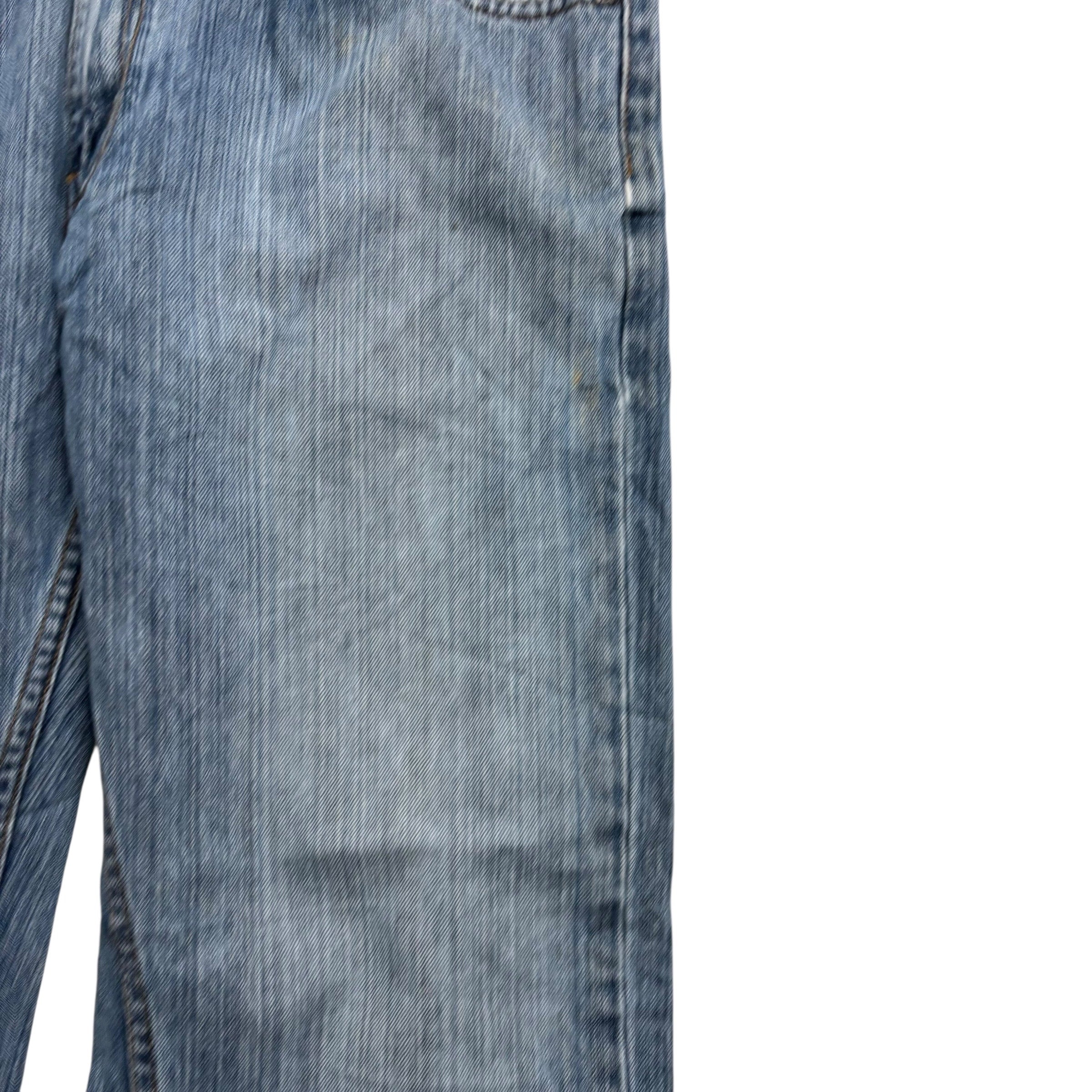 Levis 559 Jeans W33 L32 Mens Mid Blue Relaxed Straight Fit Denim (F)