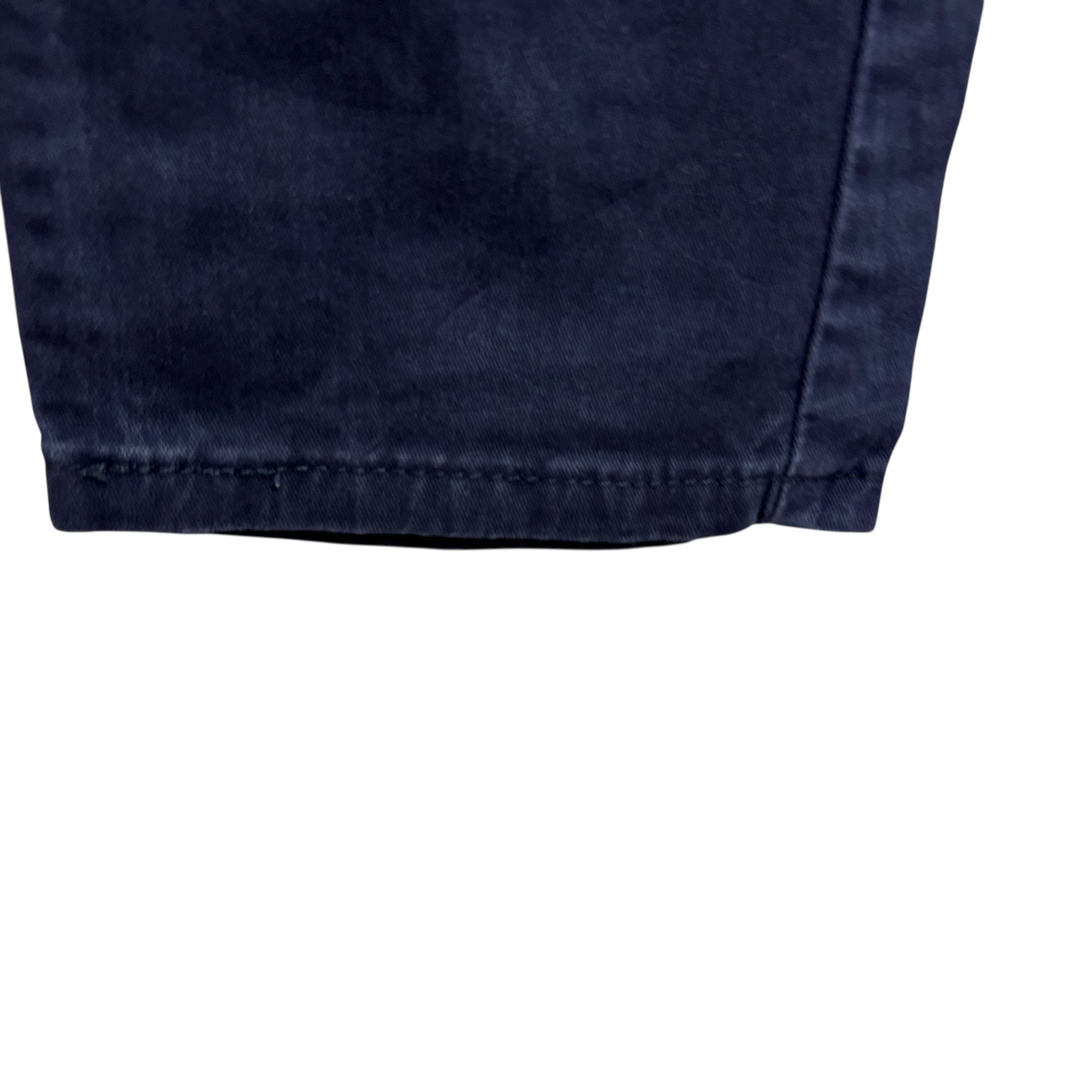 Levis 502 Trousers W32 L28 Mens Navy Regular Tapered Fit Stretch Pants (E)