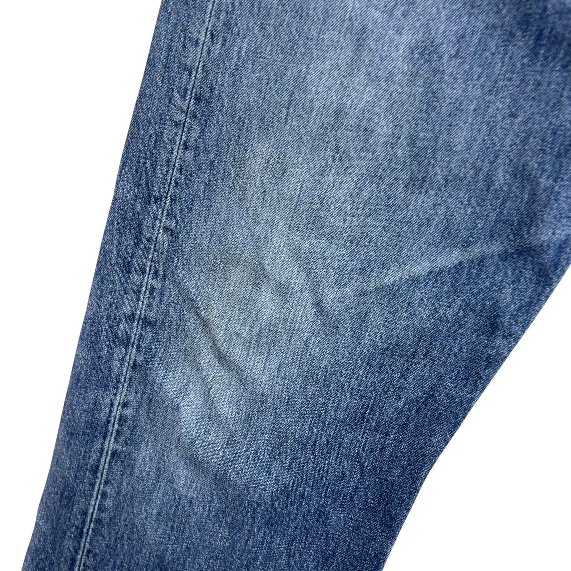 Levis 501 Jeans W33 L30 Mens Mid Blue Regular Straight Vintage 90s Made In USA
