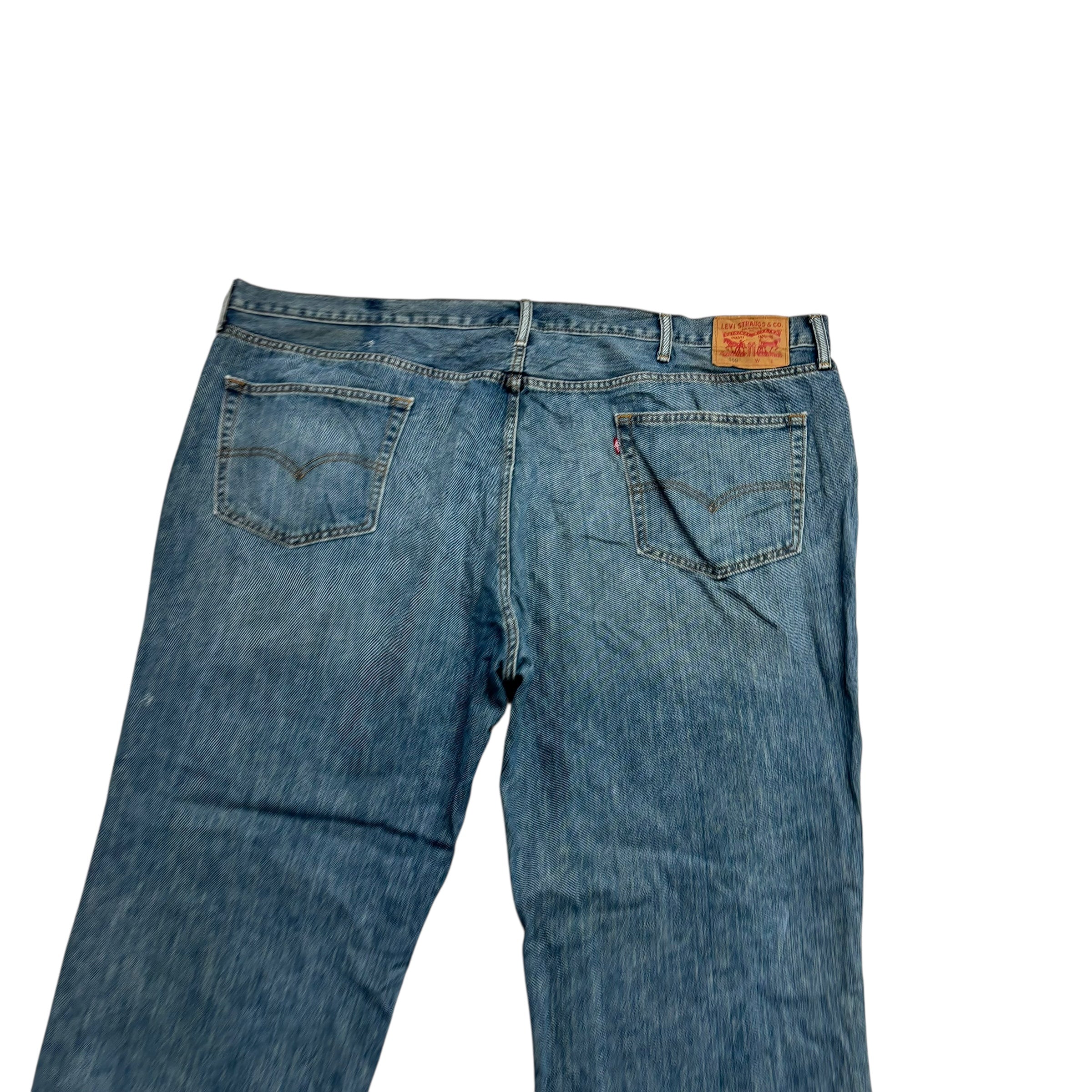 Levis 559 Jeans W50 L30 Mens Dark Blue Baggy Relaxed Straight Fit Denim