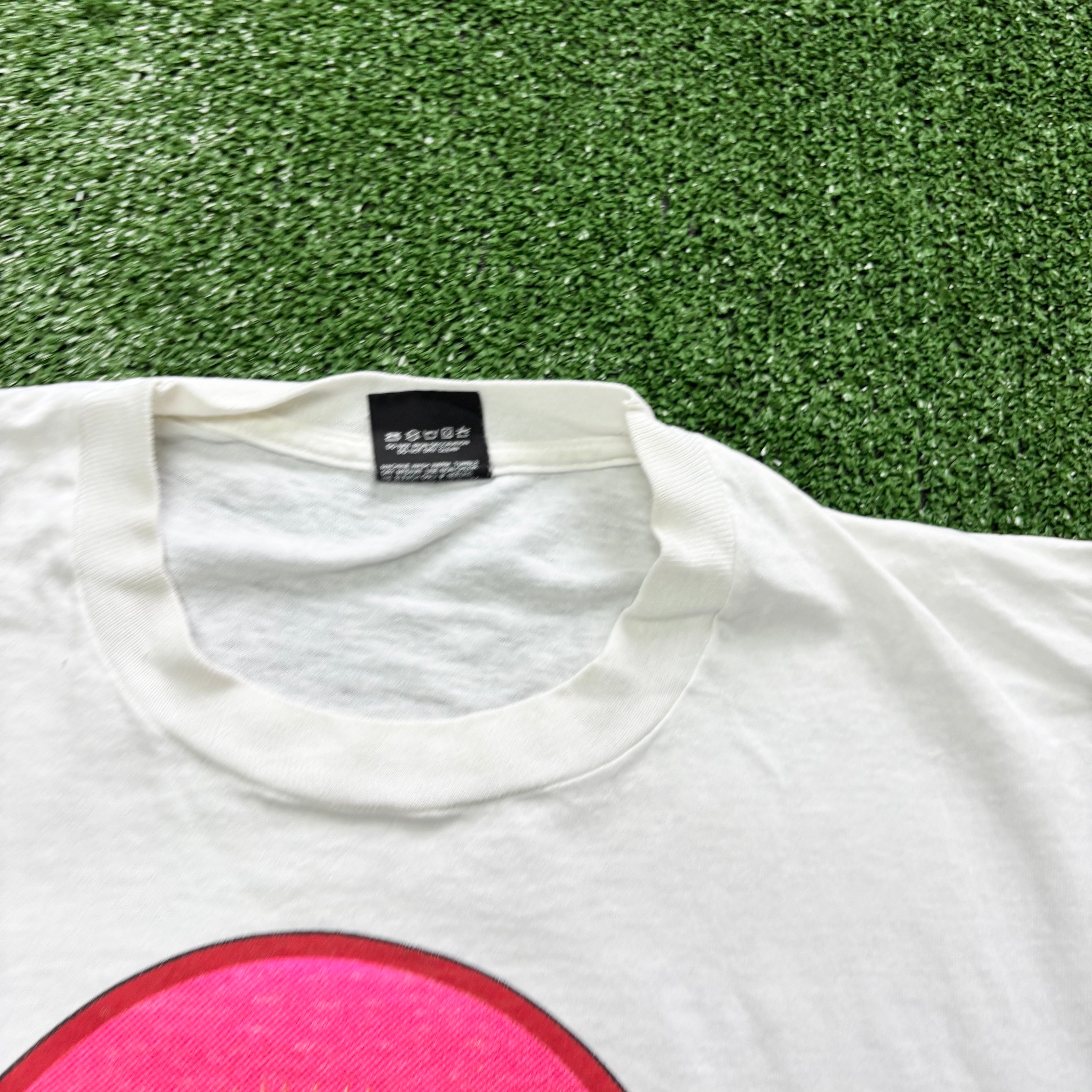 Vintage T Shirt Mens XL White Single Stitch Graphic Print 90s USA