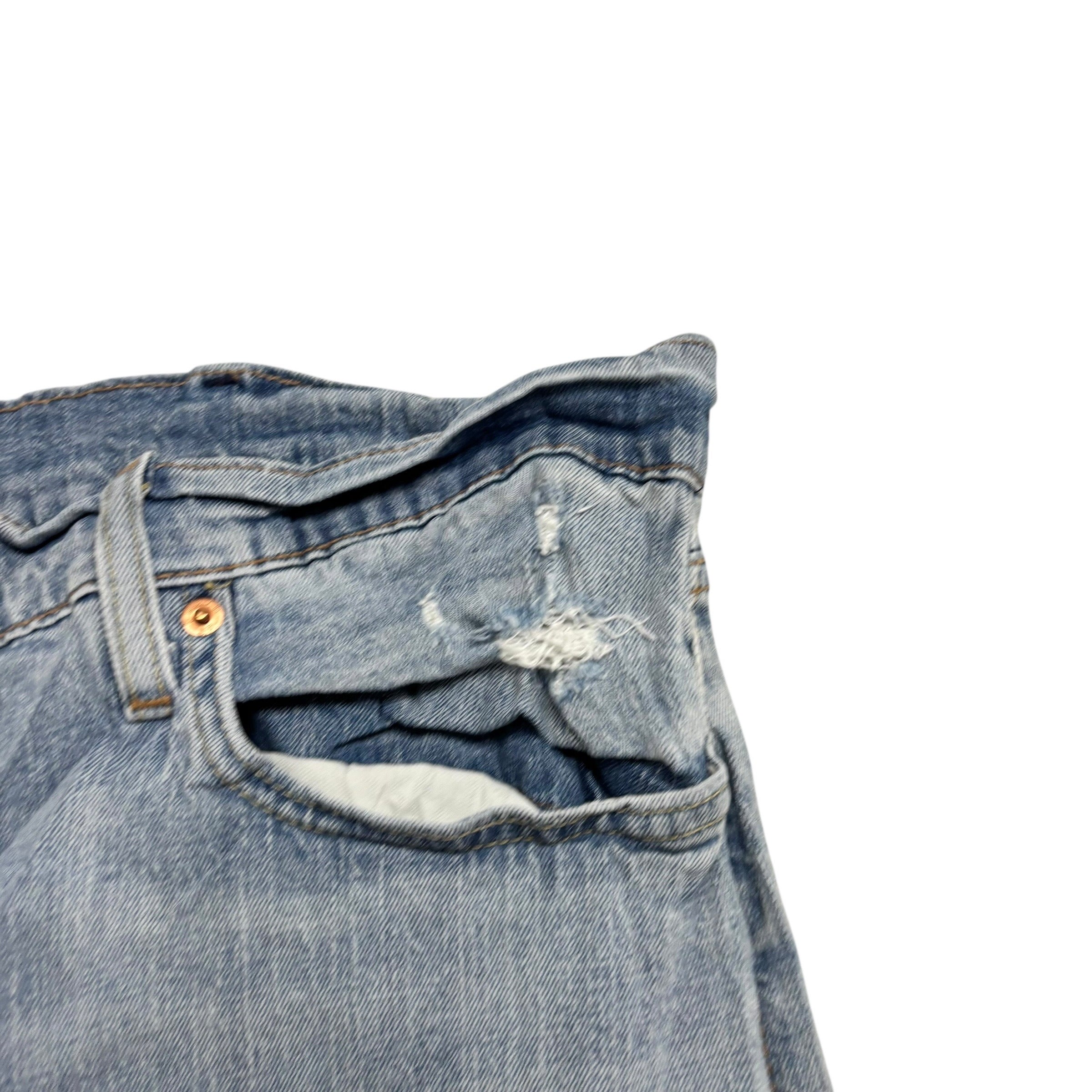 Levis 512 Jeans W38 L30 Mens Light Blue Slim Tapered Fit Stretch Denim (F)