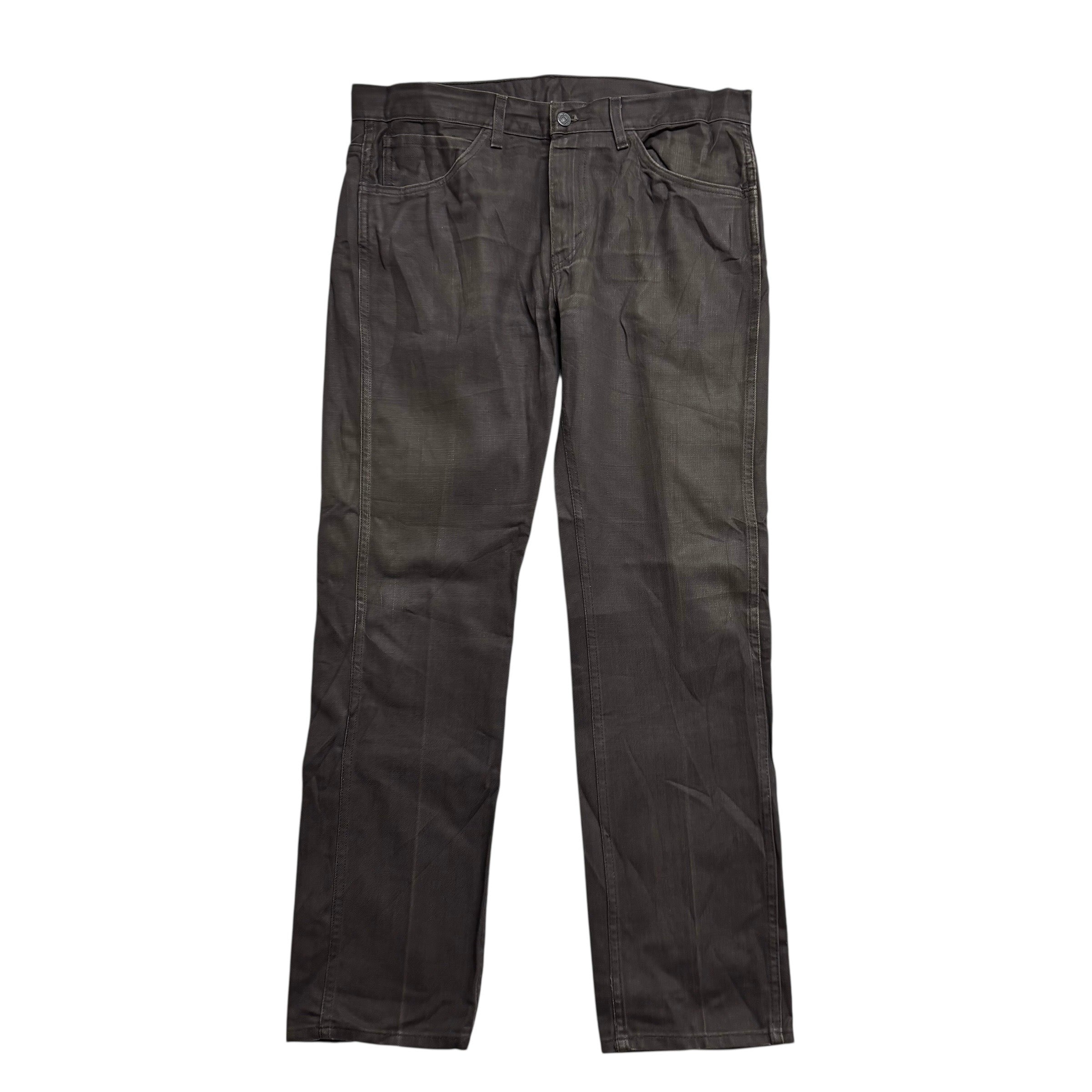 Levis 513 Jeans W36 L32 Mens Brown Slim Straight Fit Vintage Denim