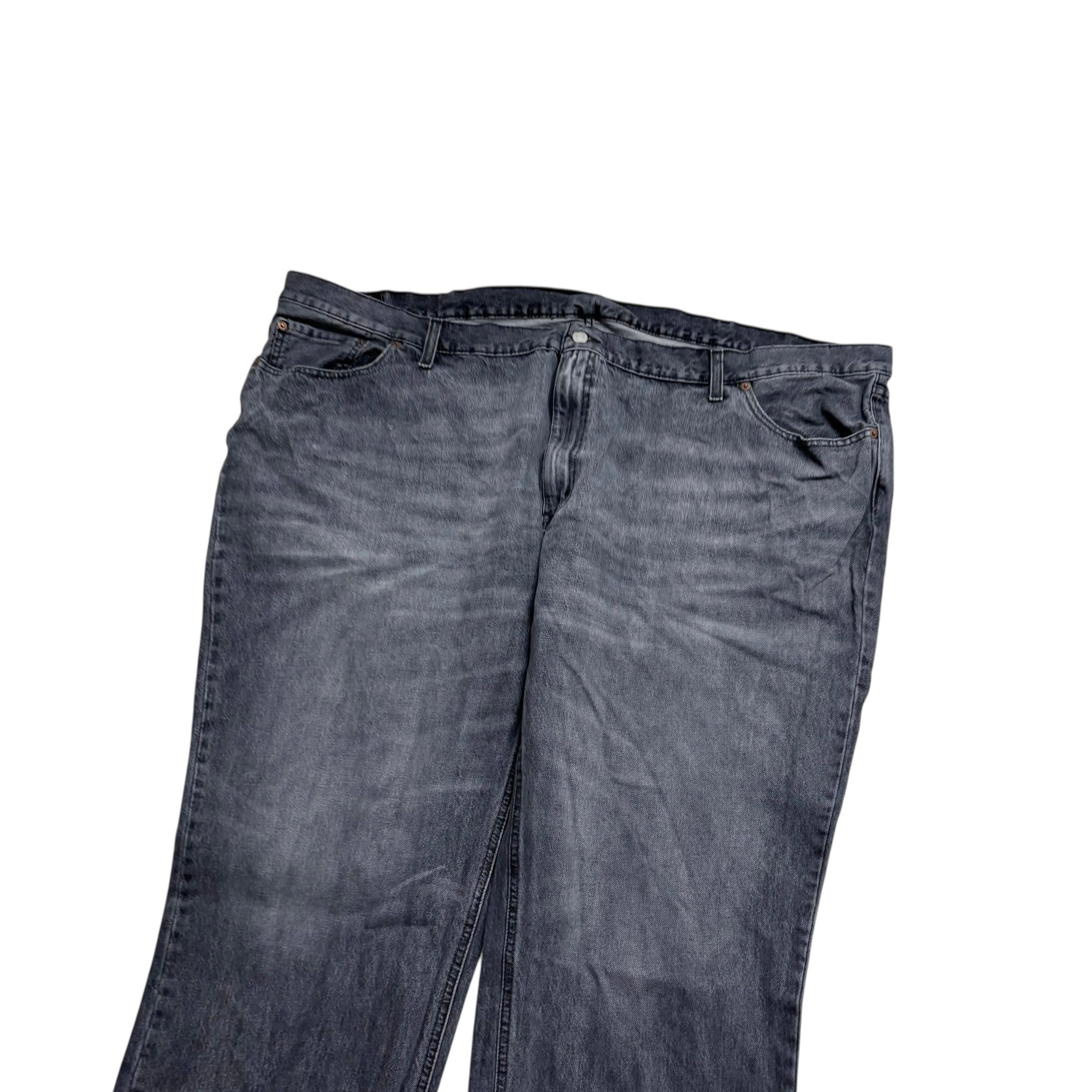 Levis 541 Jeans W54 L29 Mens Grey Athletic Tapered Fit Stretch Denim (E)