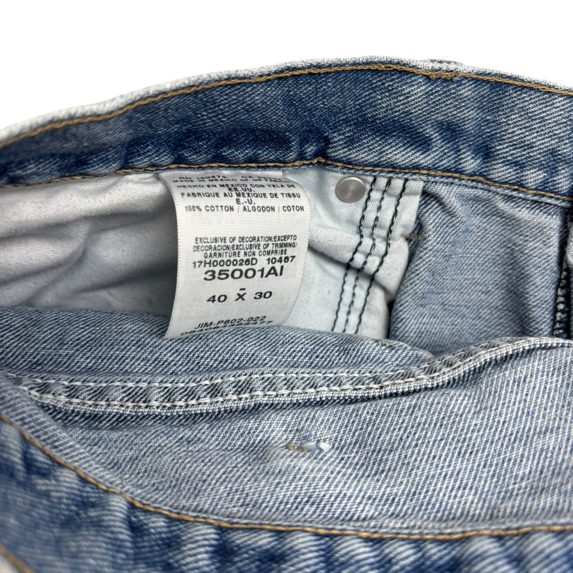 Wrangler Jeans W38 L30 Mens Mid Blue Regular Straight Fit Vintage Denim