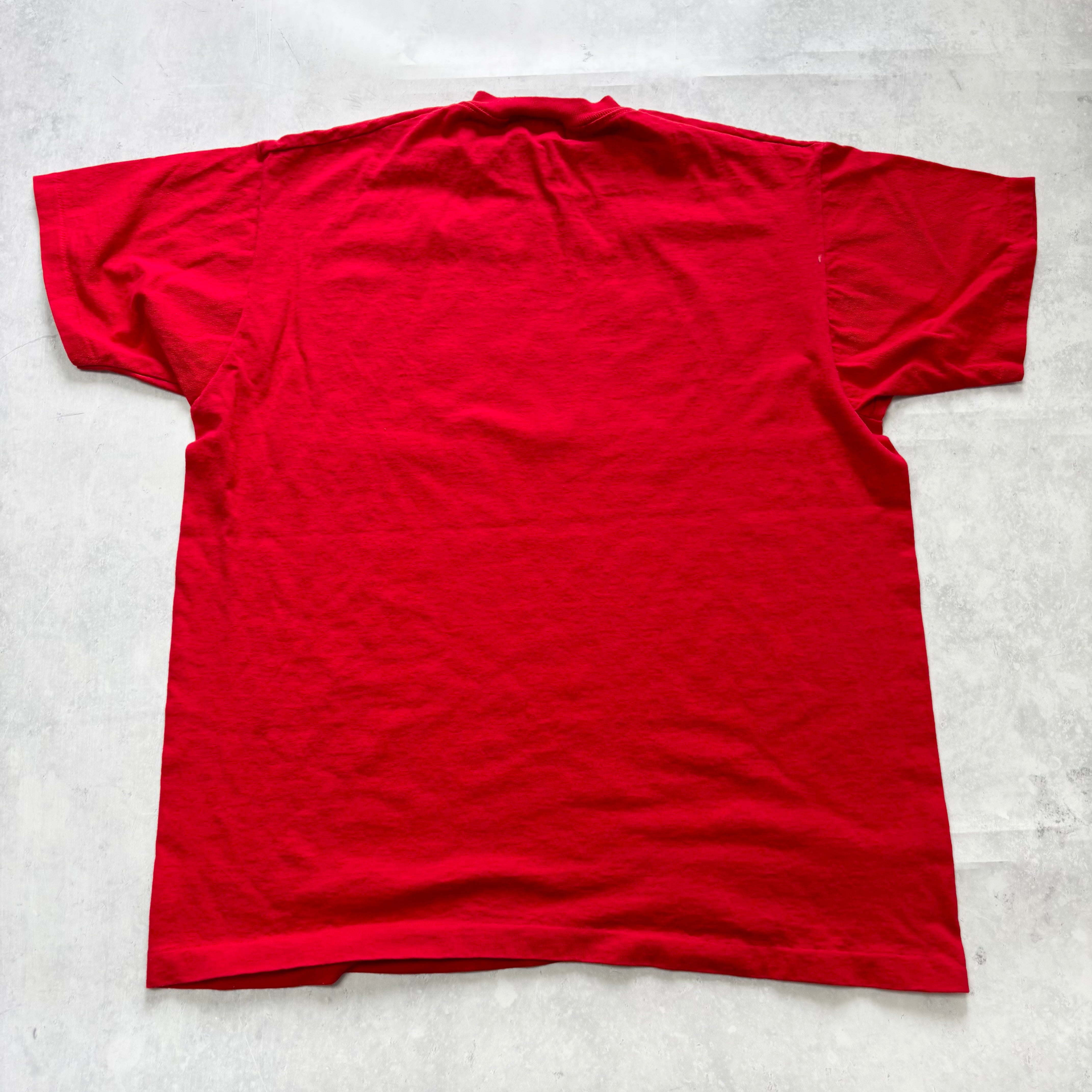 Vintage T Shirt Mens XL Red Single Stitch Graphic Print 90s USA Tourist (E)