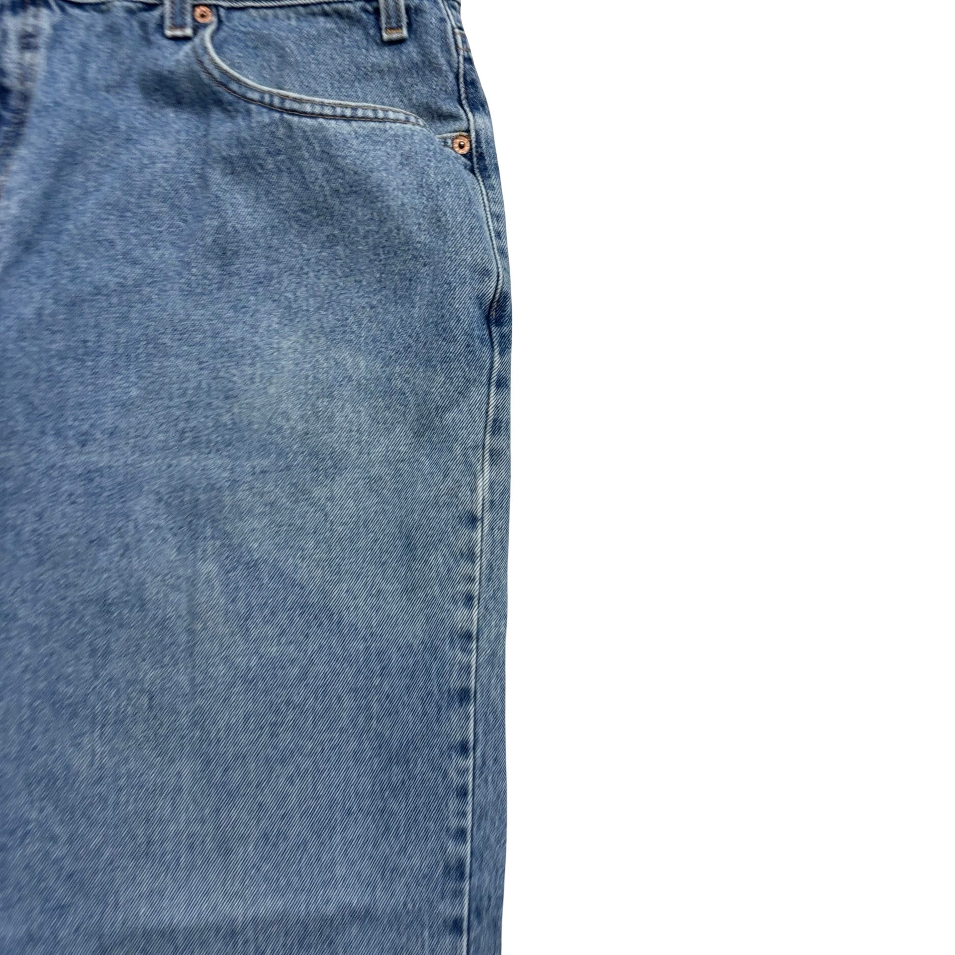 Levis 550 Jeans W40 L32 Mens Light Blue Relaxed Straight Fit Vintage Denim (E)