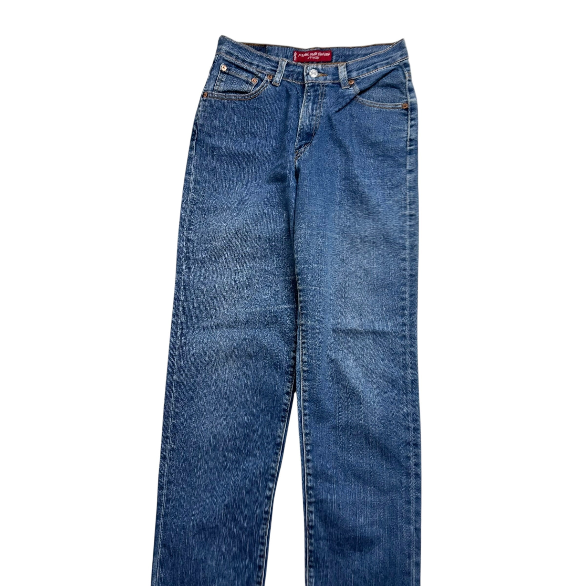 Levis 512 Jeans W27 L31 Womens Mid Blue Slim Taper Fit Stretch