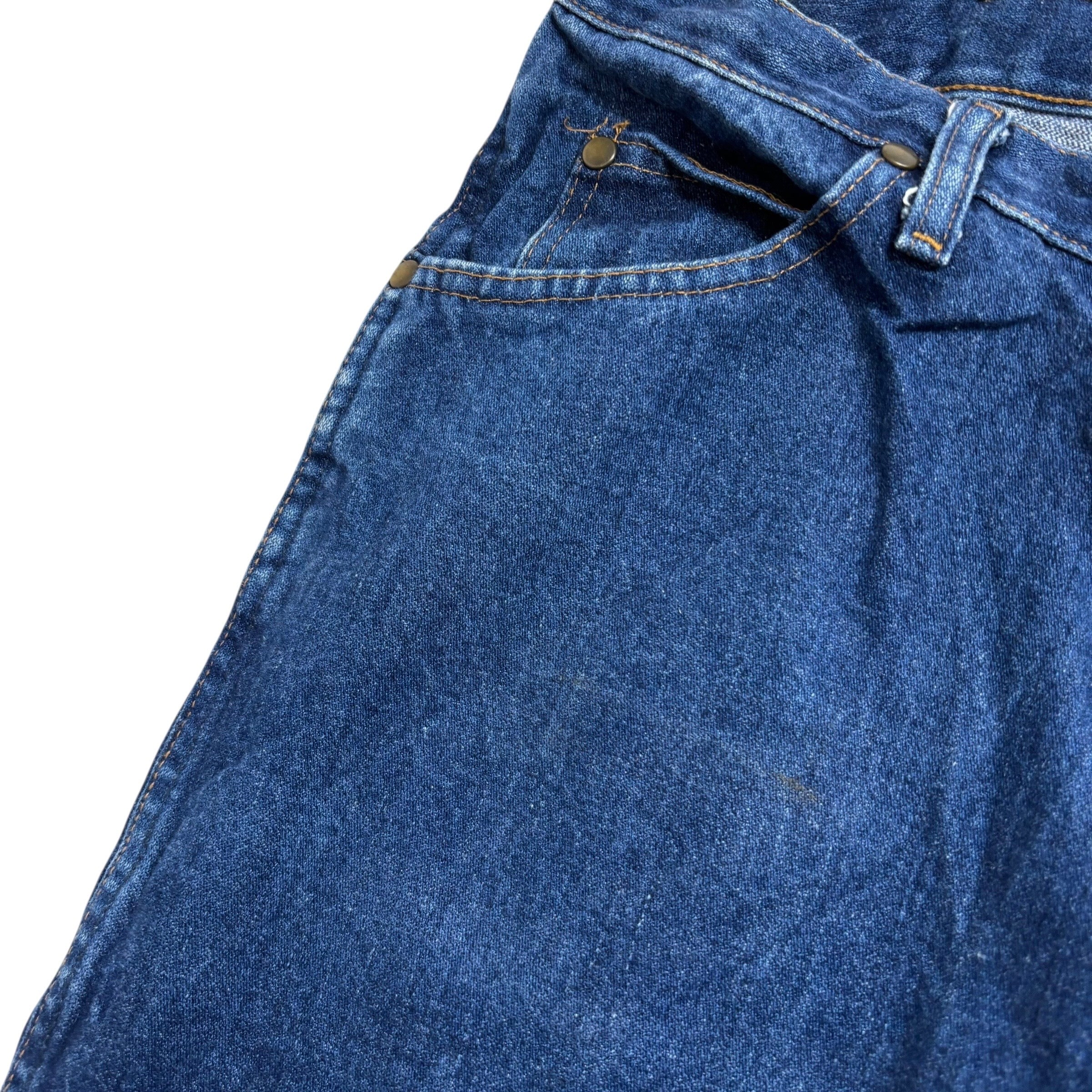 Wrangler Jeans Cowboy Cut W40 L32 Mens Mid Blue 47MWZ Original Fit Denim