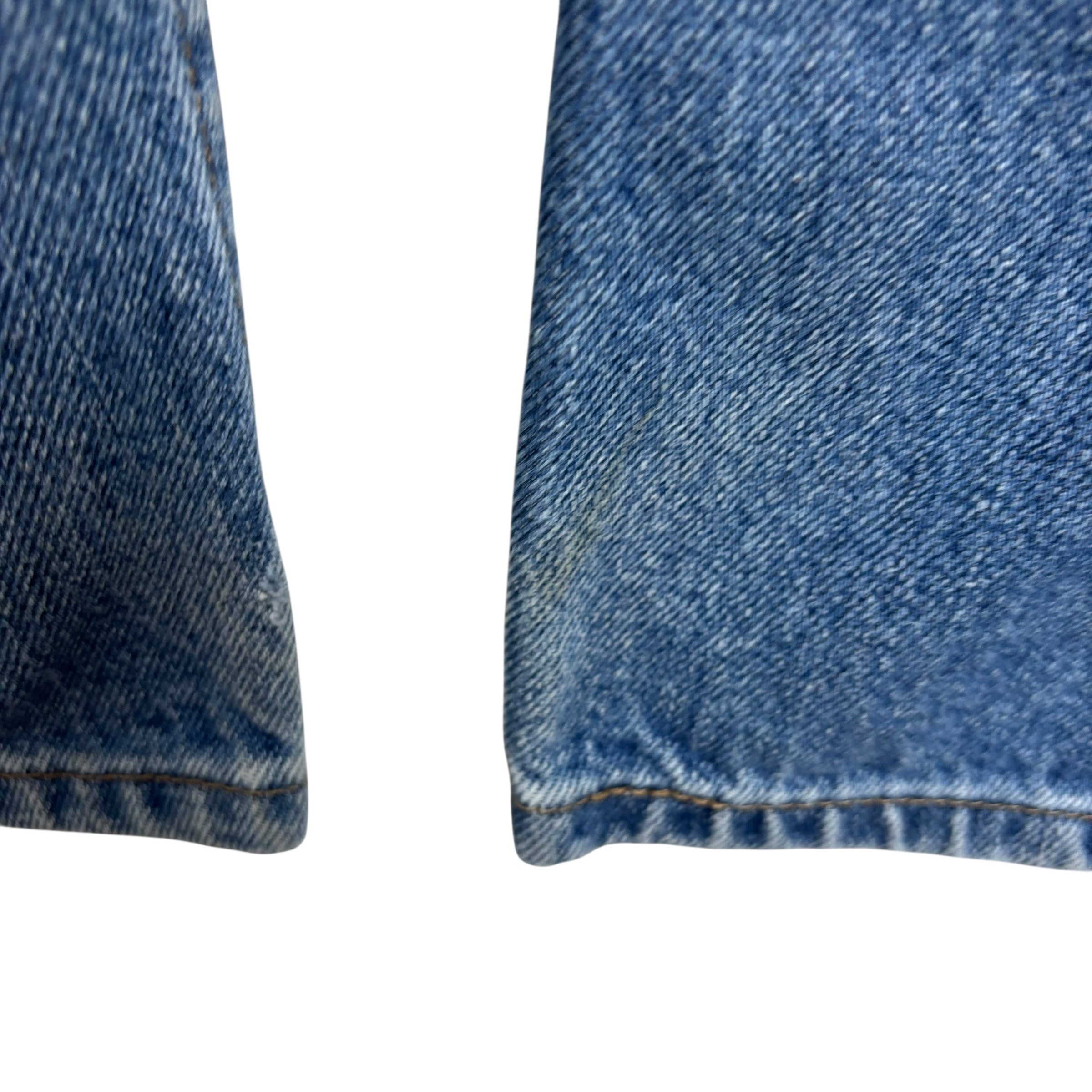Levis Signature Jeans W36 L32 Mens Mid Blue Regular Straight Fit Denim