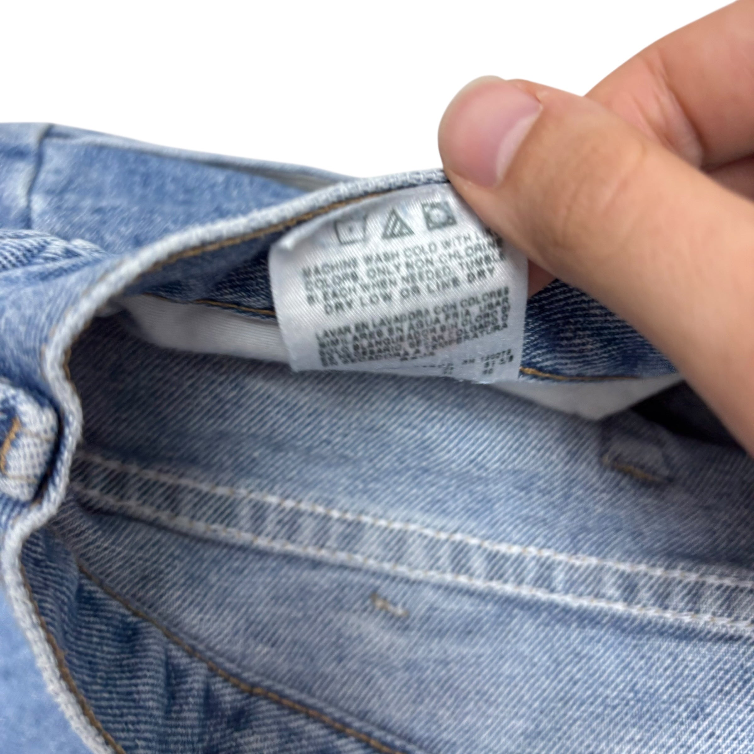 Wrangler Jeans W38 L32 Mens Light Blue Baggy Relaxed Straight Fit Denim (E)