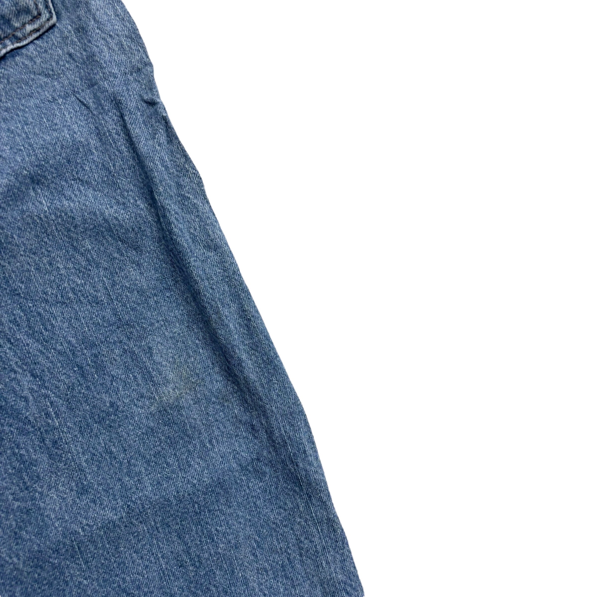 Wrangler Jeans W29 L32 Mens Regular Straight Fit Light Blue Denim