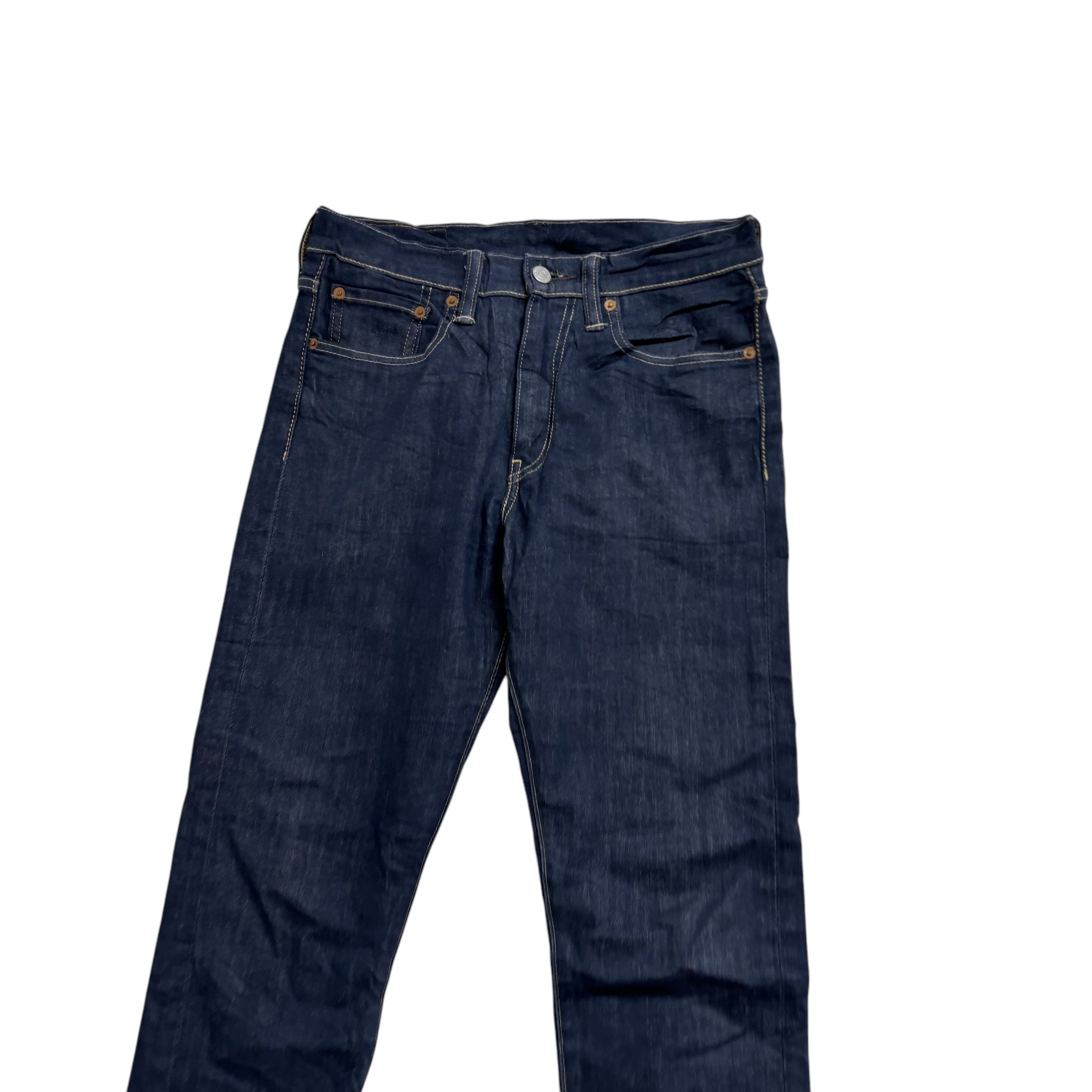 Levis 522 Jeans W28 L32 Mens Dark Blue Slim Tapered Fit Stretch Denim (E)