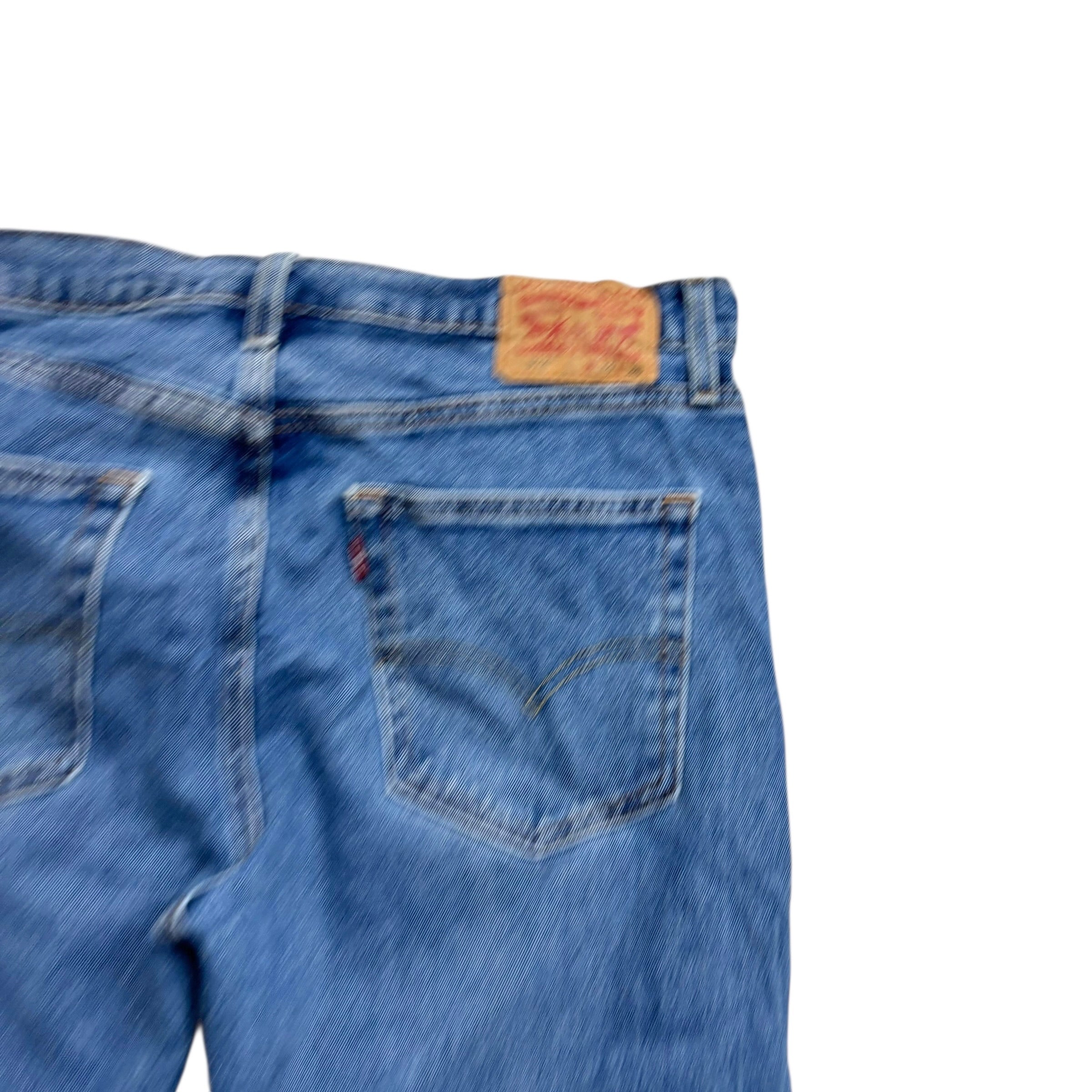 Levis 512 Jeans W34 L36 Mens Mid Blue Slim Tapered Fit Stretch Denim