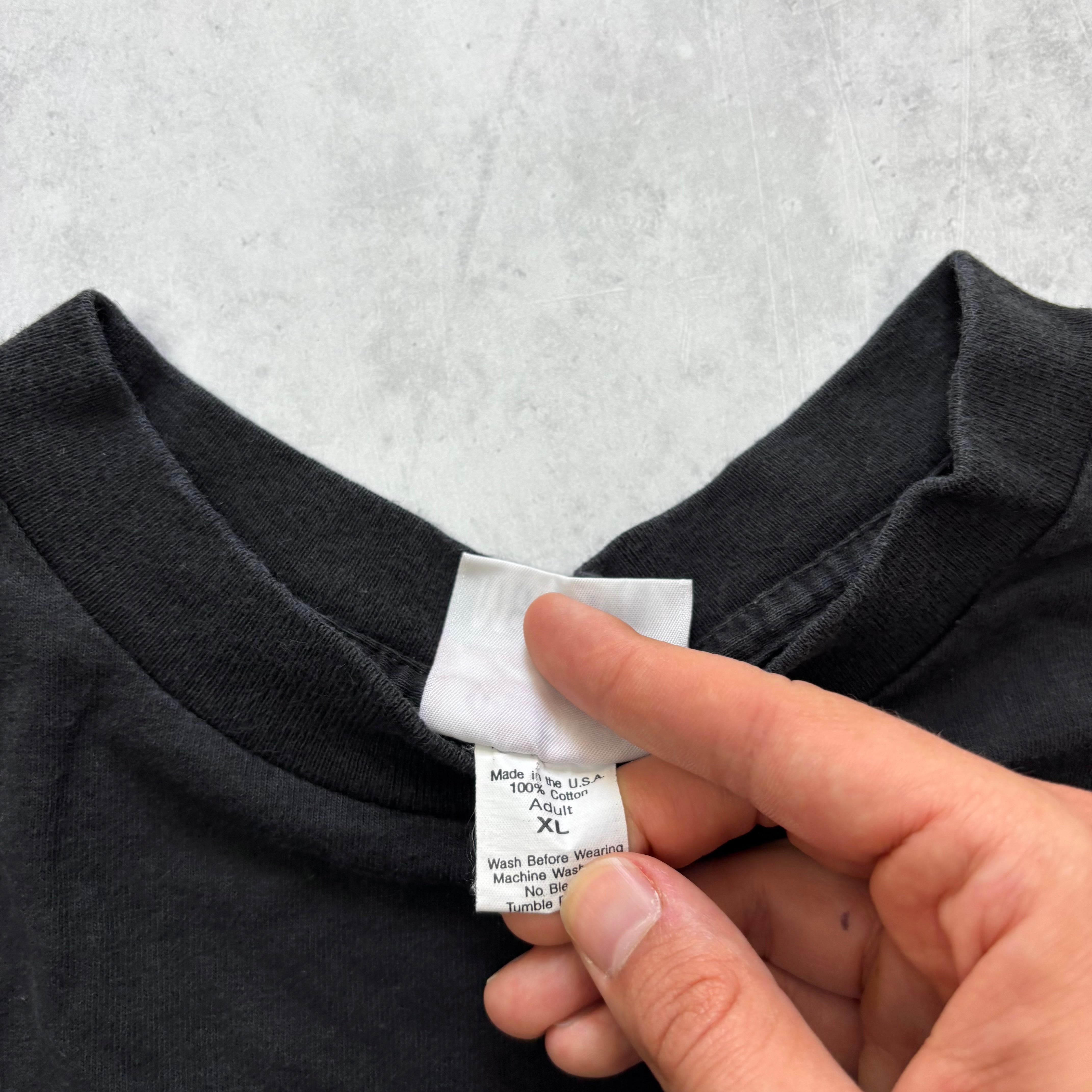 Vintage Marlboro T Shirt Mens XL Black Gecko Lizard Unlimited 90s (E)