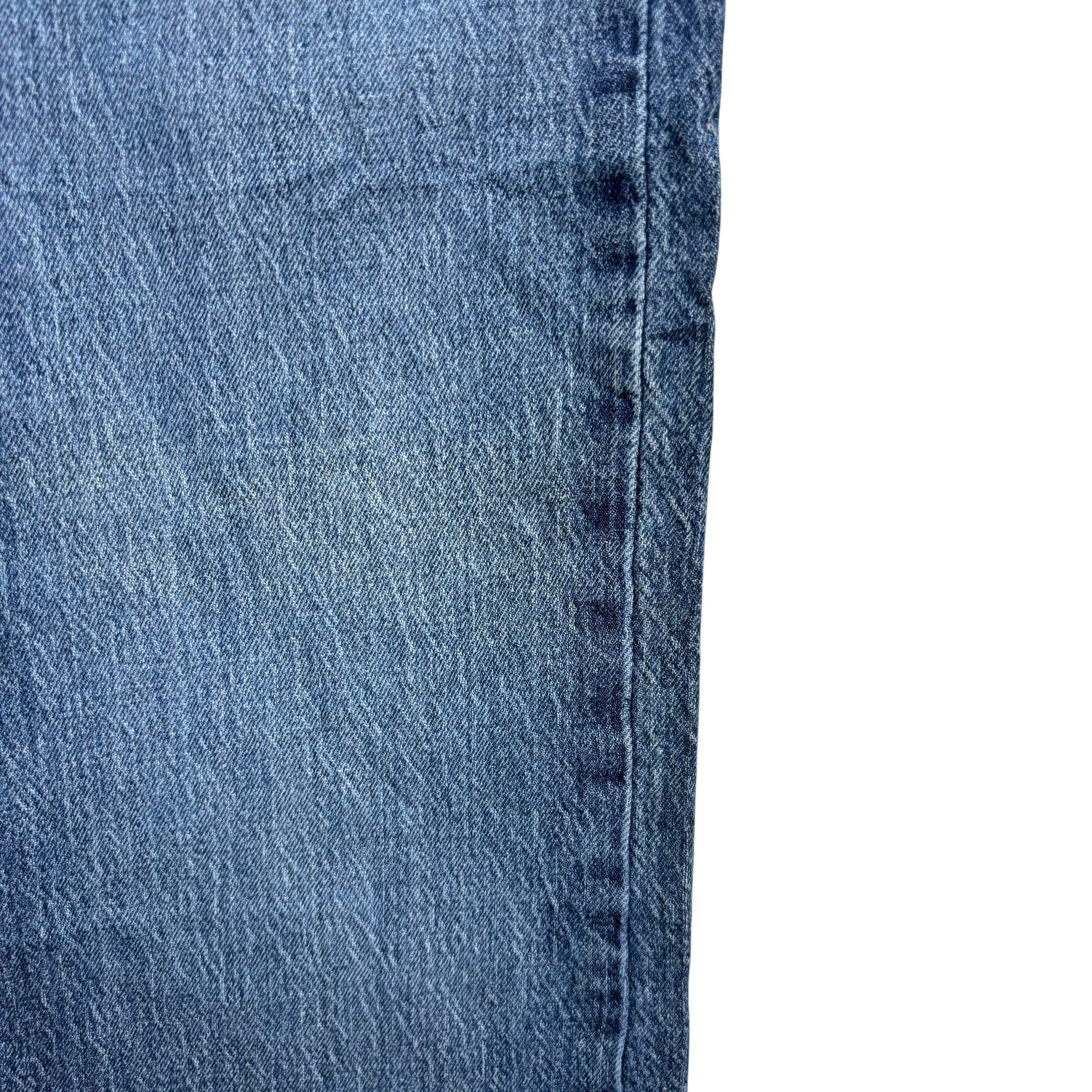 Levis 502 Jeans W32 L30 Mens Mid Blue Regular Tapered Fit Stretch Denim