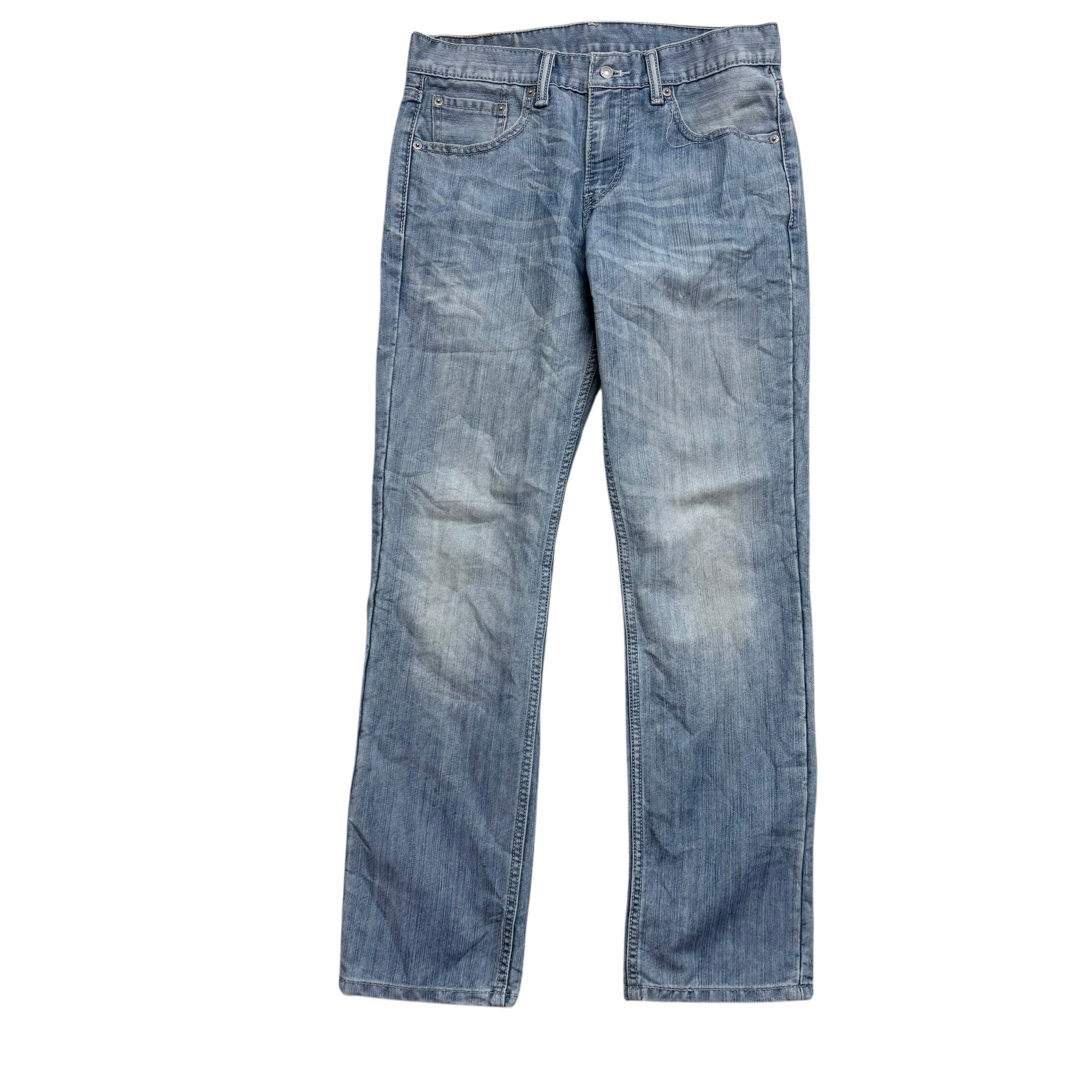 Levis 511 Jeans W30 L30 Mens Silver Blue Slim Fit Vintage Denim